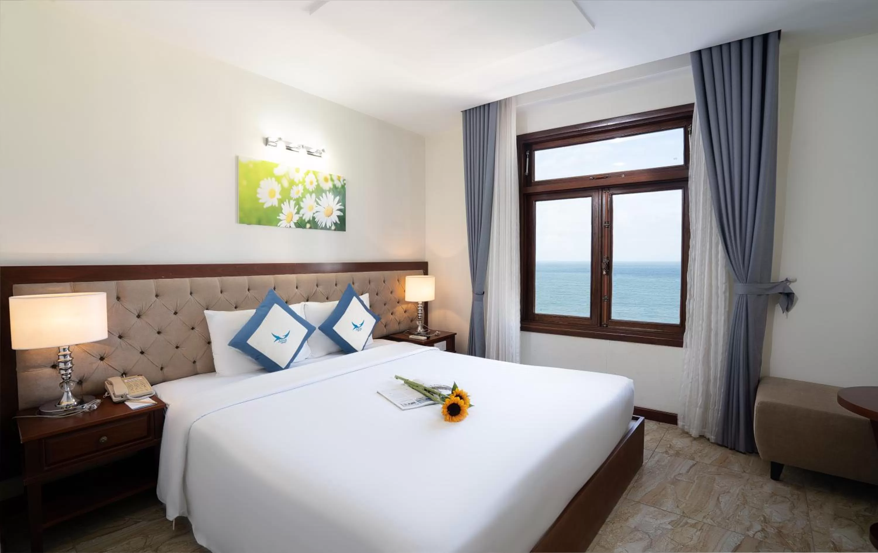 Deluxe Double or Twin Room with Sea View in Apus Hotel