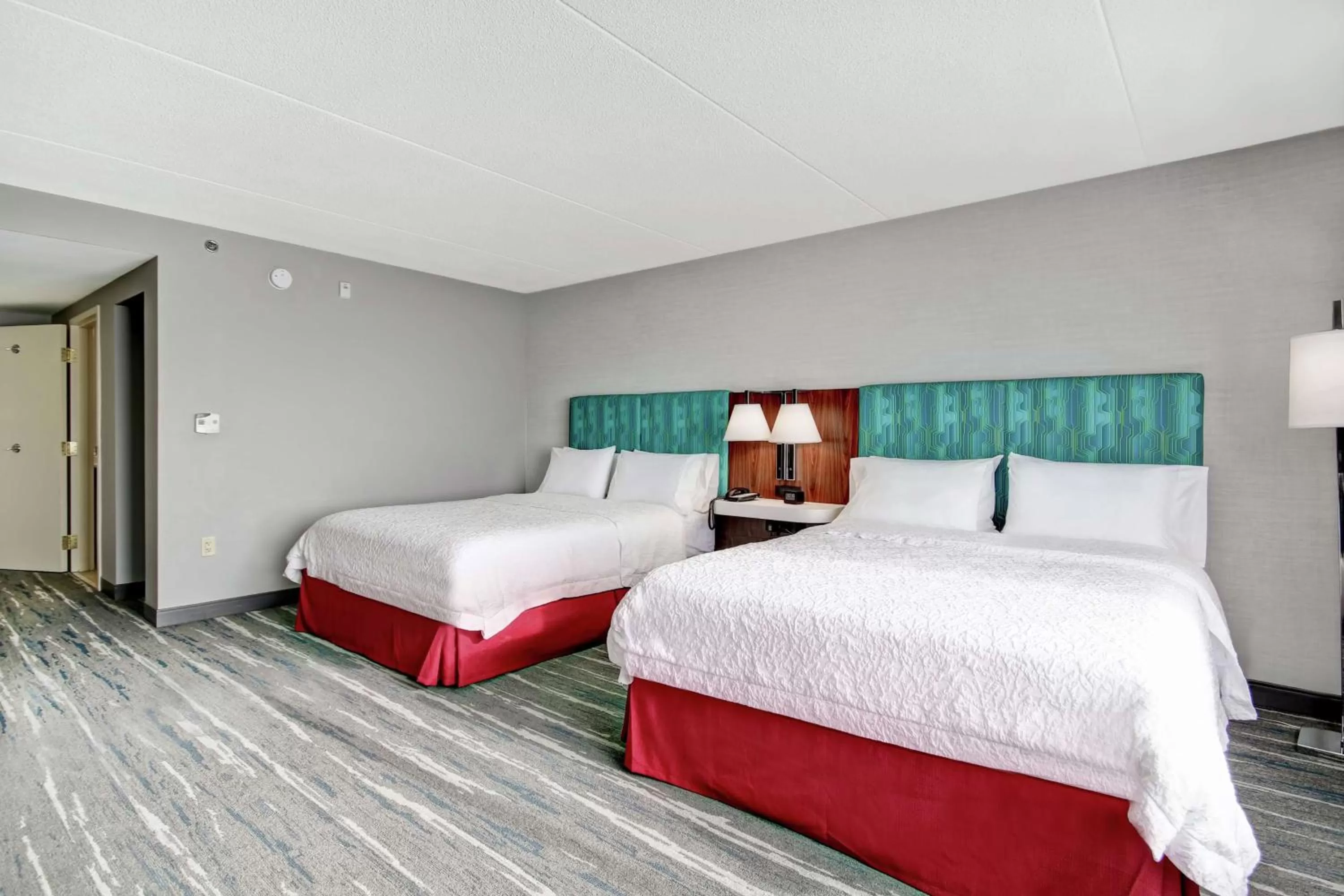 Queen Room with Two Queen Beds - Roll-In Shower/Non-Smoking in Hampton Inn & Suites Guelph