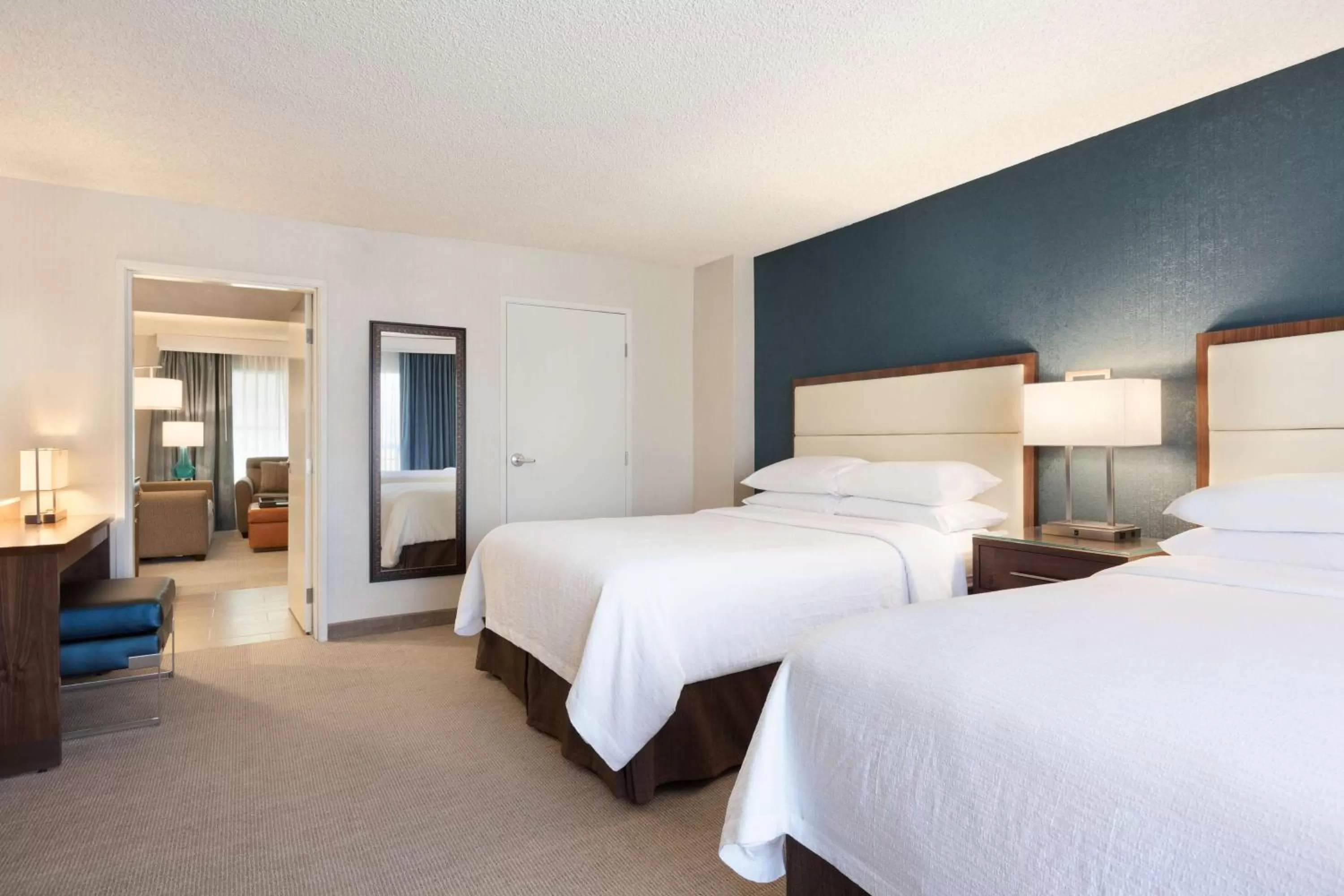 Two-Room Queen Suite with Sofa Bed in Embassy Suites by Hilton Brea - North Orange County