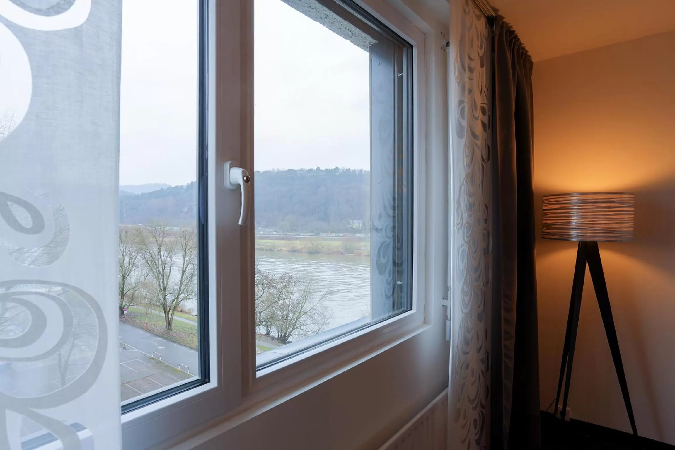 Superior Doppelzimmer mit Moselblick in FourSide Hotel Trier