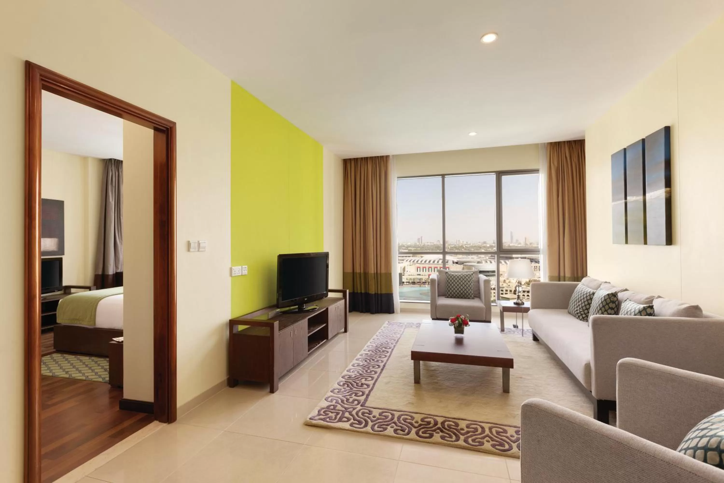 1 Bedroom, King, Burj Khalifa/Fountain View, Non-Smoking in Ramada by Wyndham Downtown Dubai