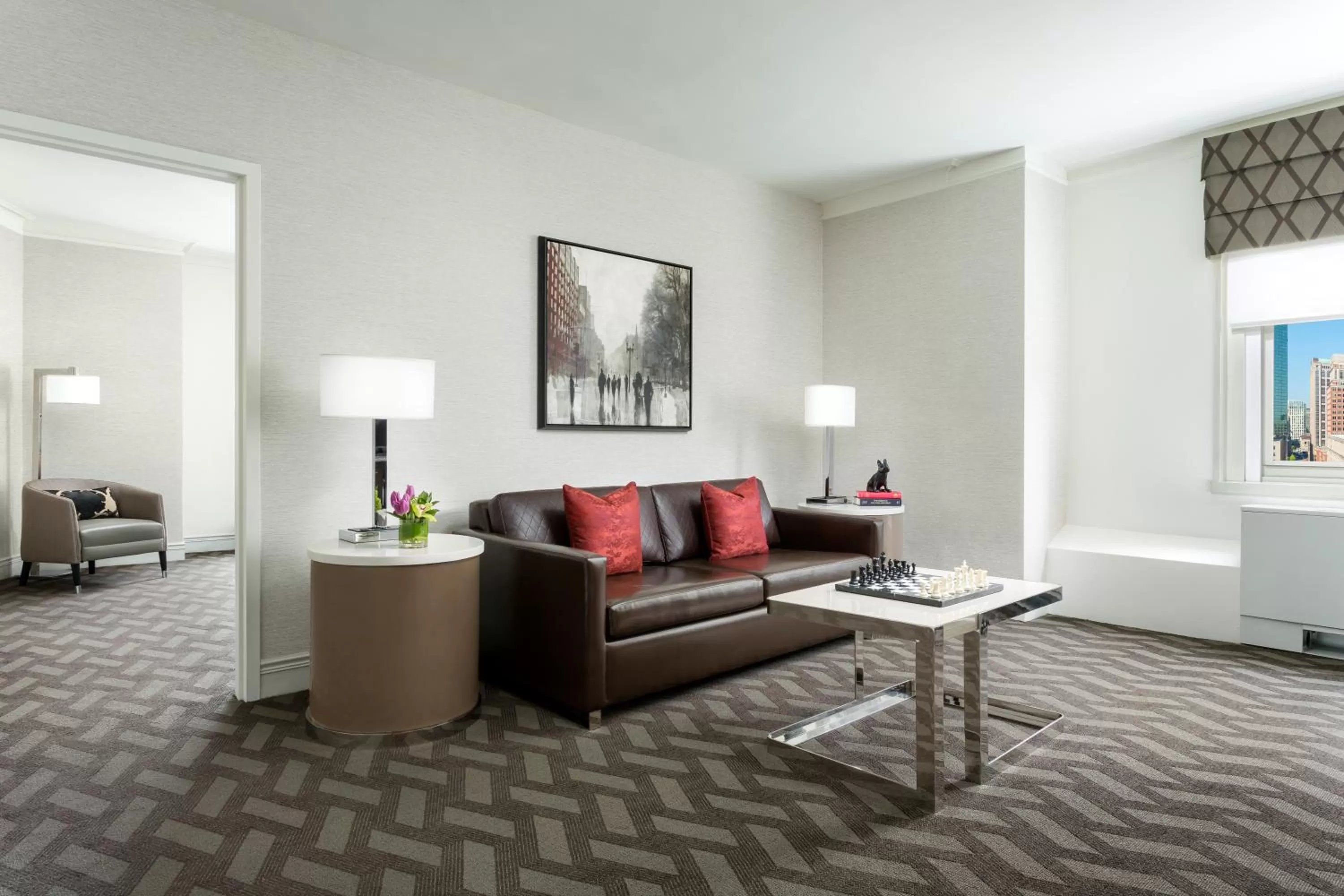 One-Bedroom King Suite with Sofa Bed in Hilton Boston Park Plaza