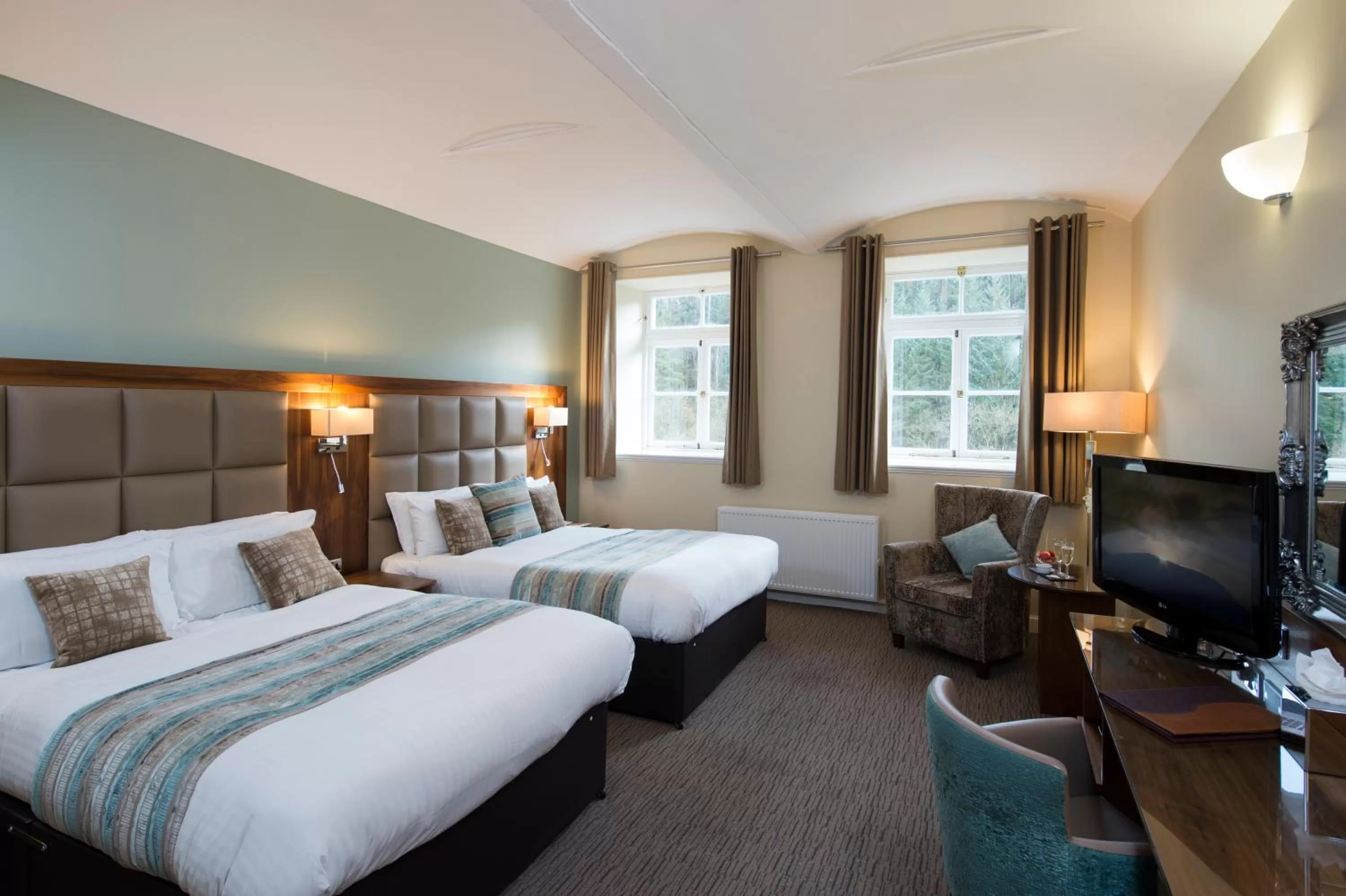 Double Deluxe Twin Room - single occupancy in New Lanark Mill Hotel