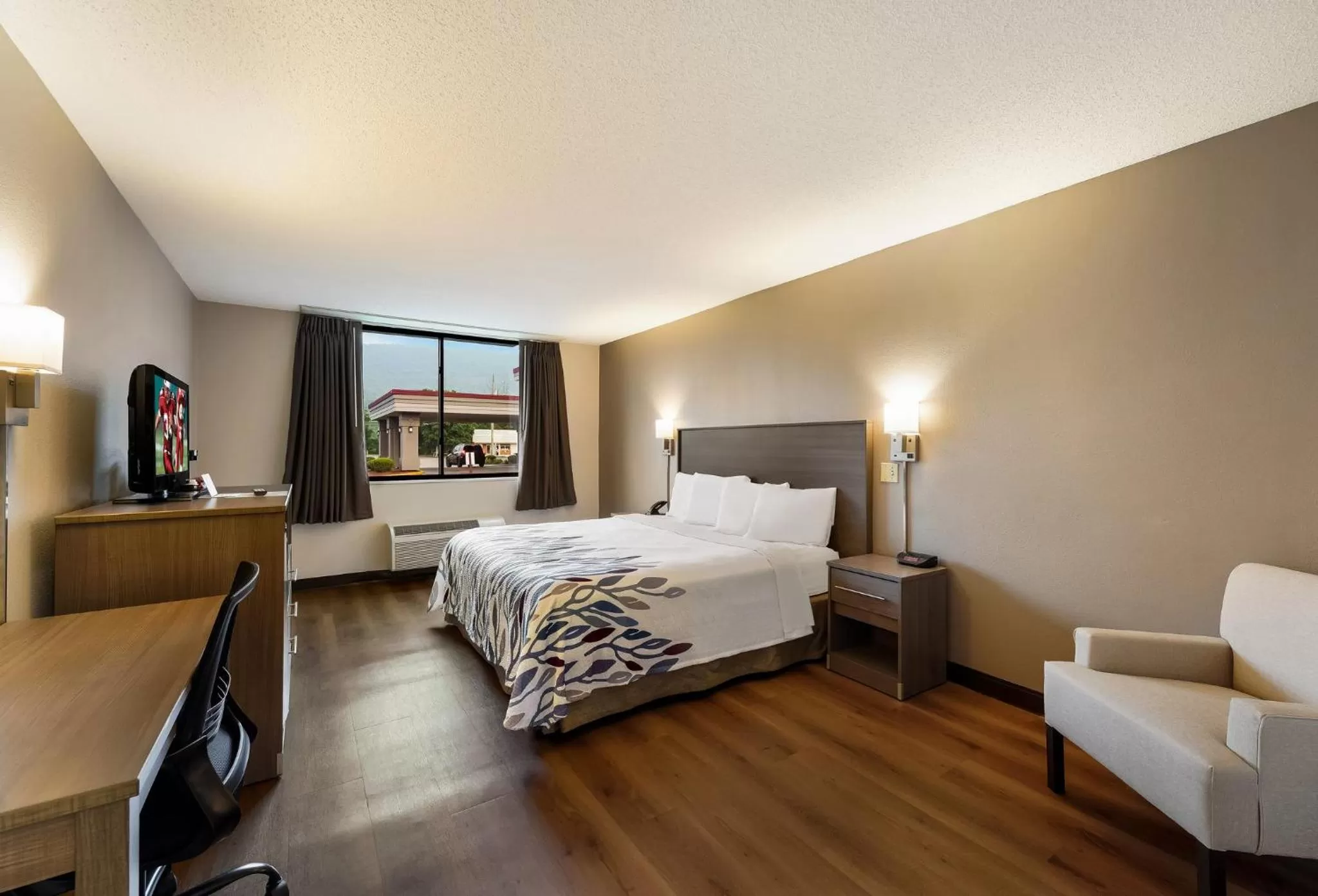 Deluxe King Room Non-Smoking in Red Roof Inn Painted Post