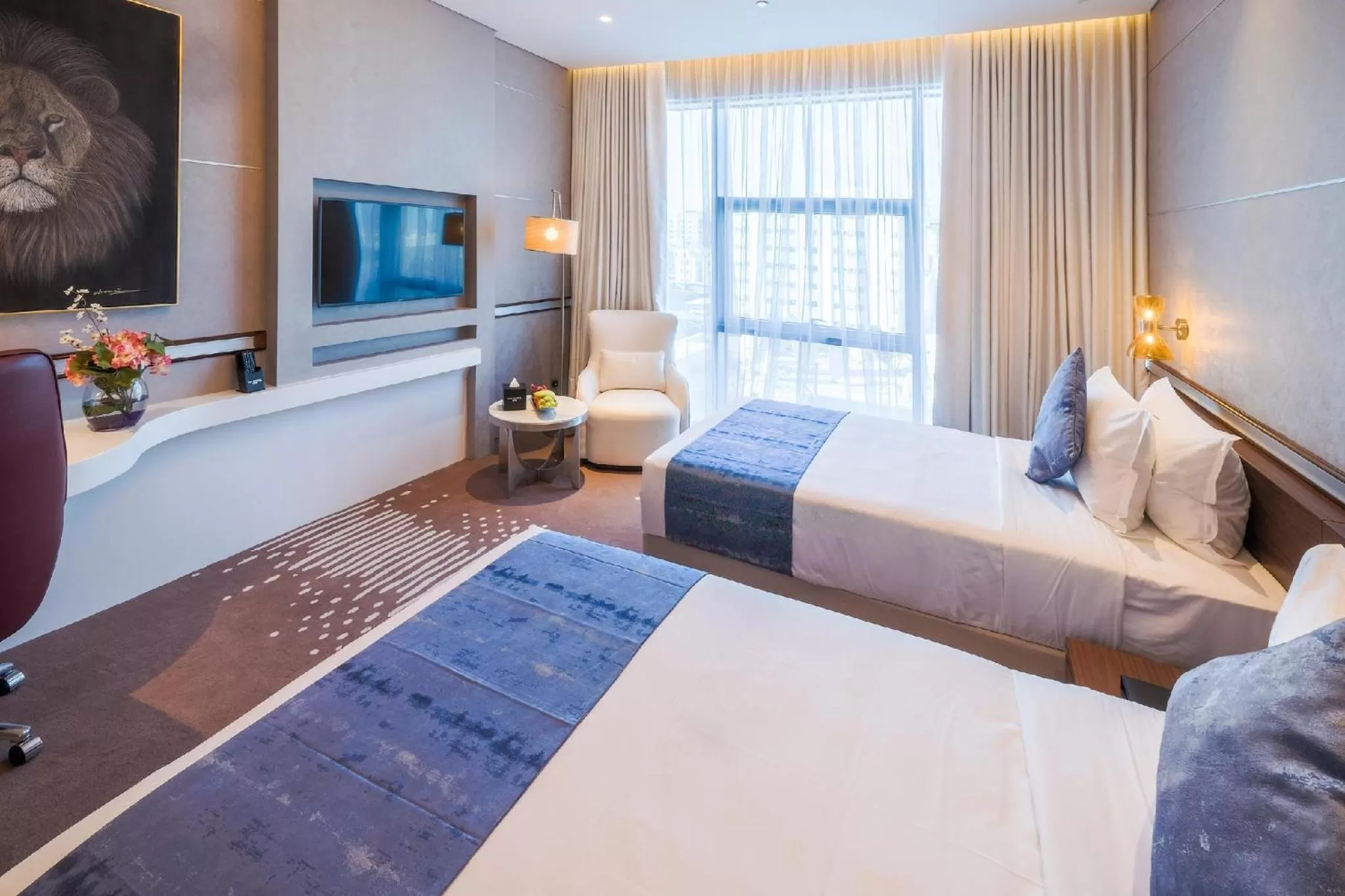 Deluxe Twin Room in VIP Hotel Doha Qatar