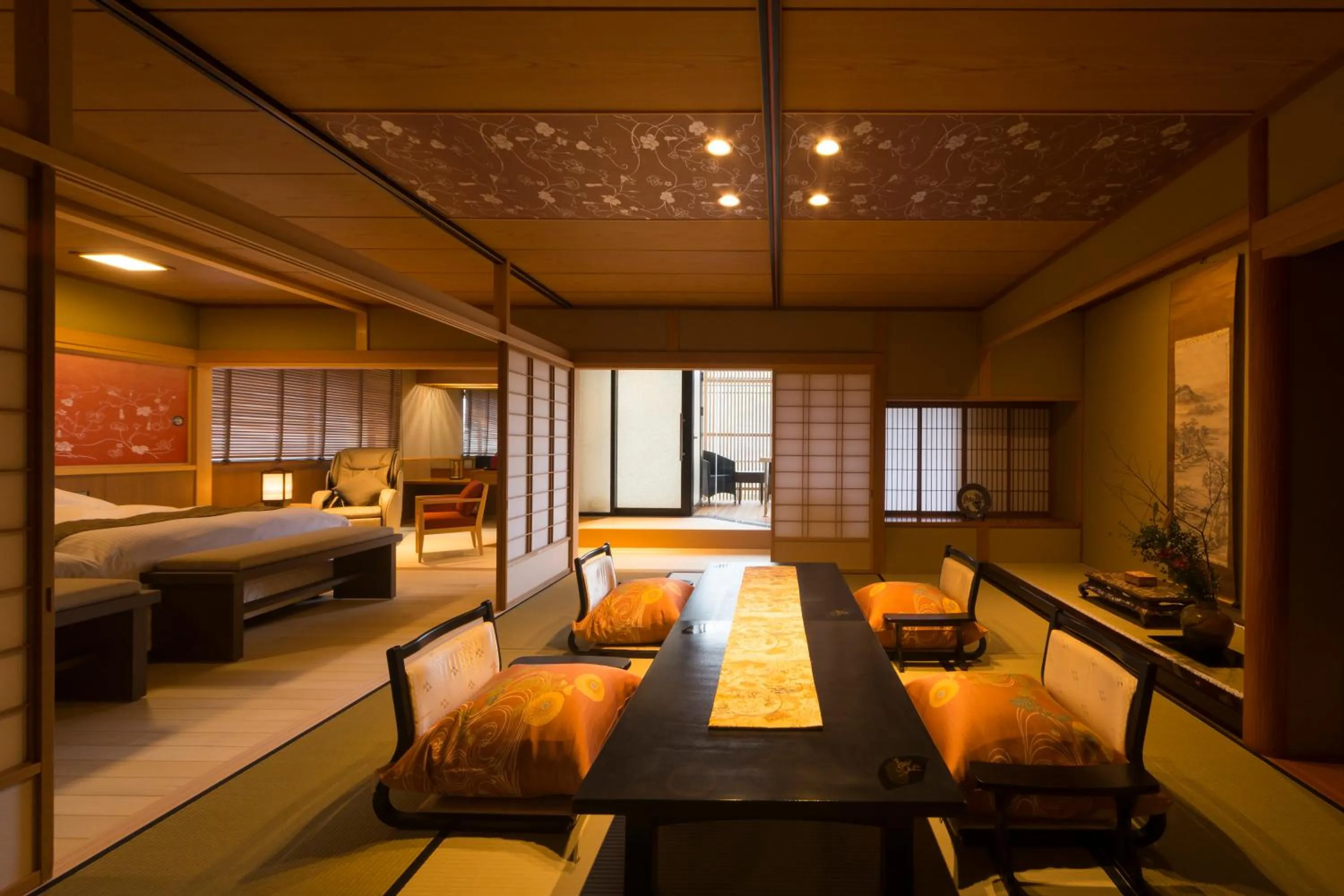 Premium Suite with Tatami Area and Open-Air Bath in Tachibana Shikitei