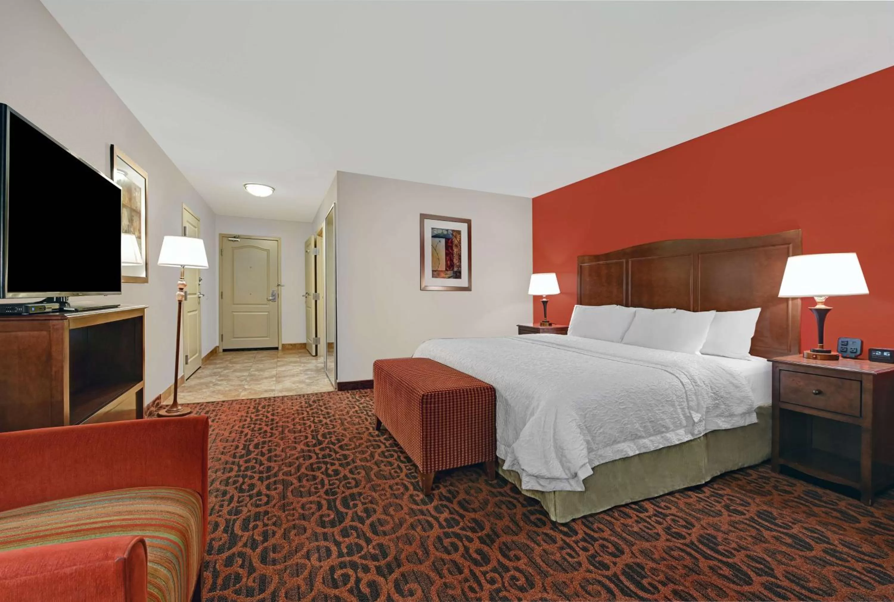 Bed in Hampton Inn Lordsburg
