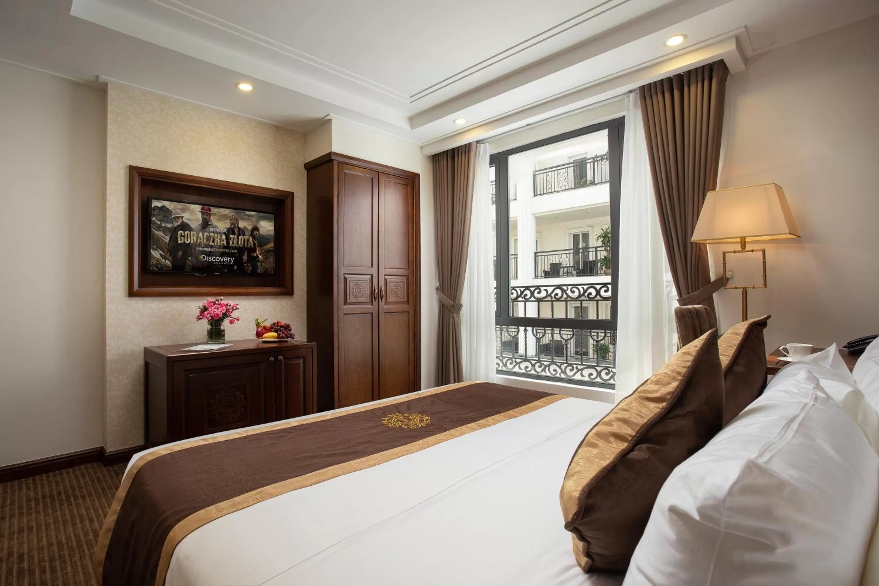 Bed in Rex Hanoi Hotel