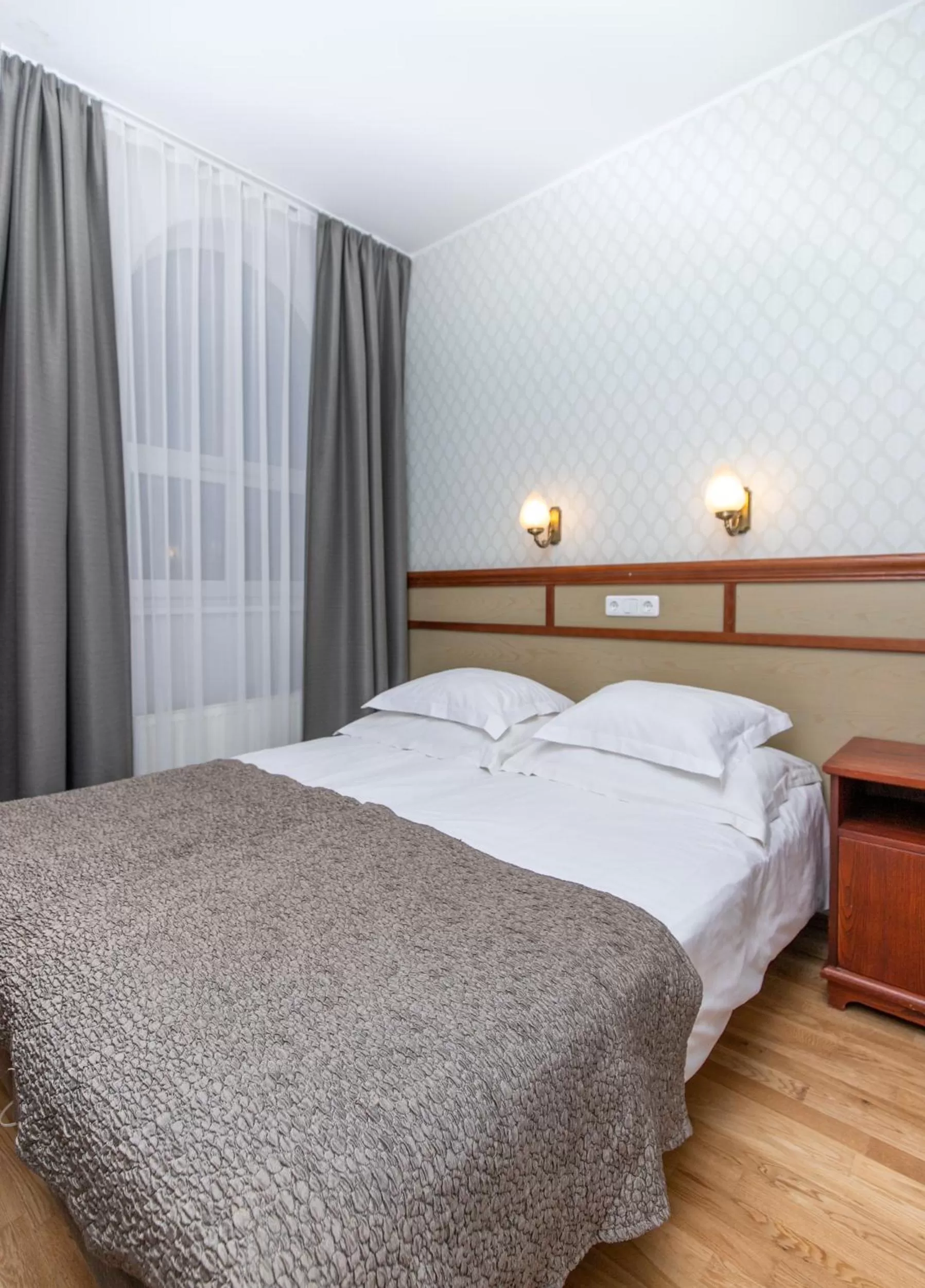 Bed in Hotel Villa Wesset