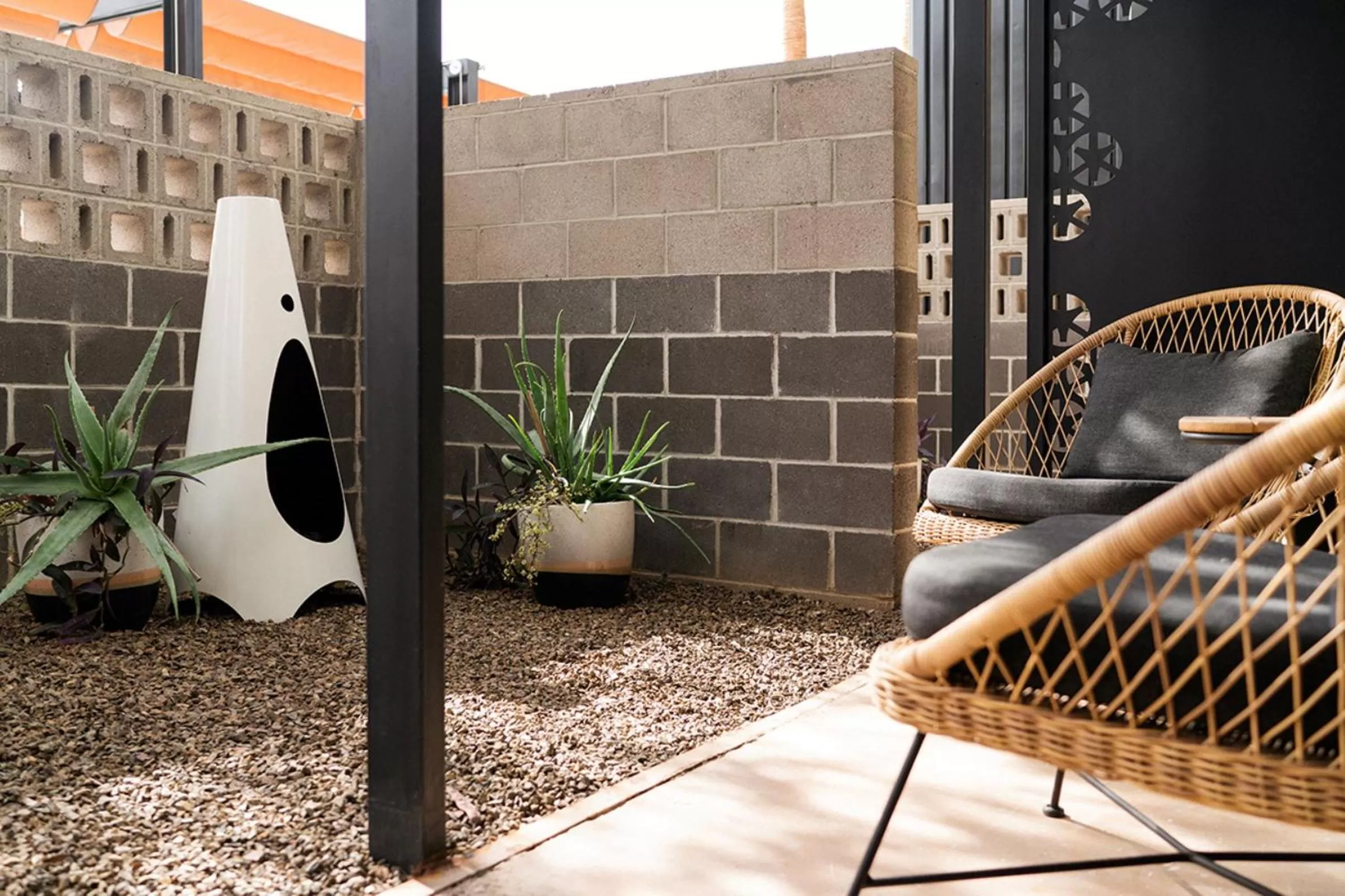 Deluxe King Room with Fire Pit, Patio - Disability Access in RISE Uptown