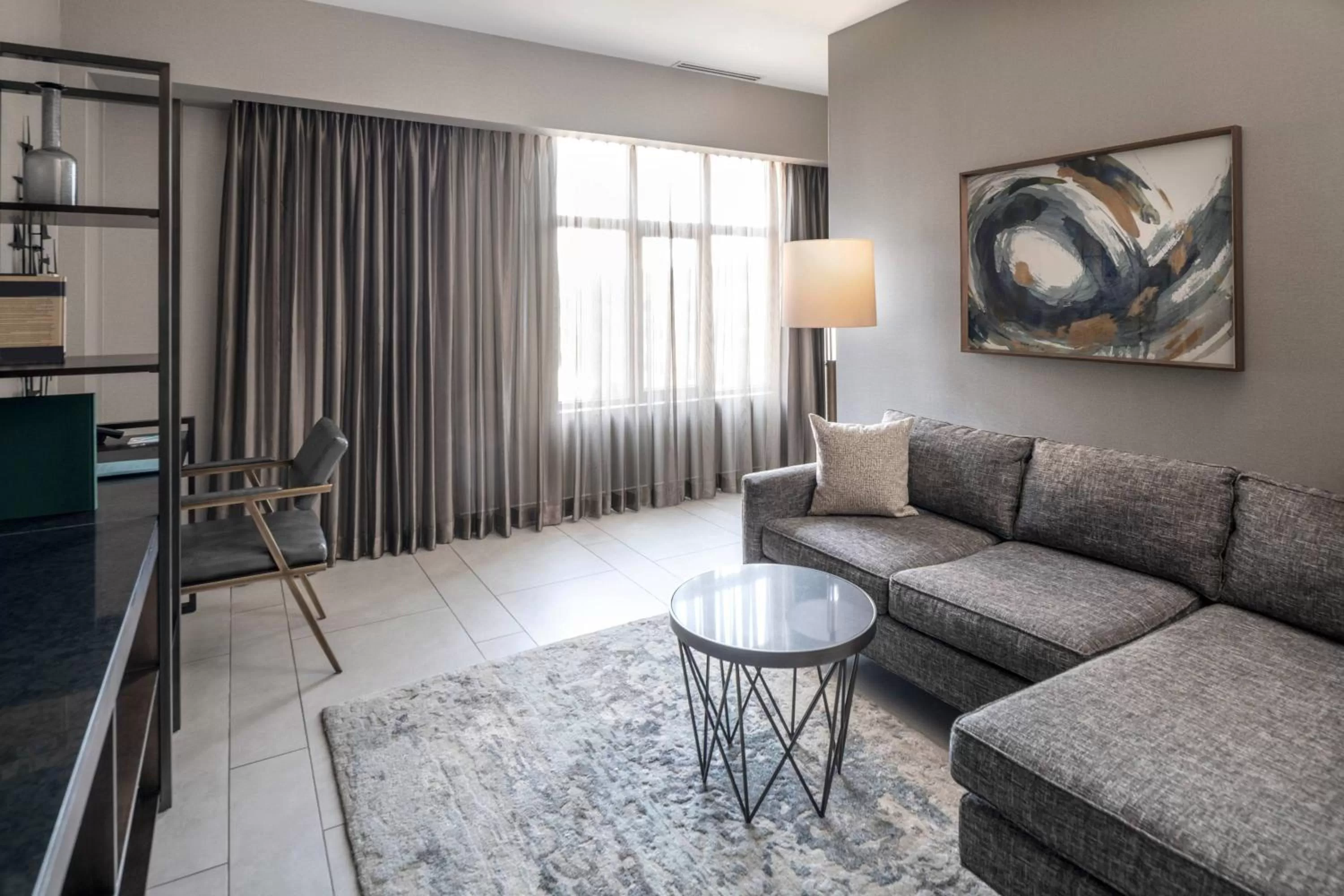 1 Bedroom Suite, 1 King, Corner room in The Row Hotel at Assembly Row, Autograph Collection