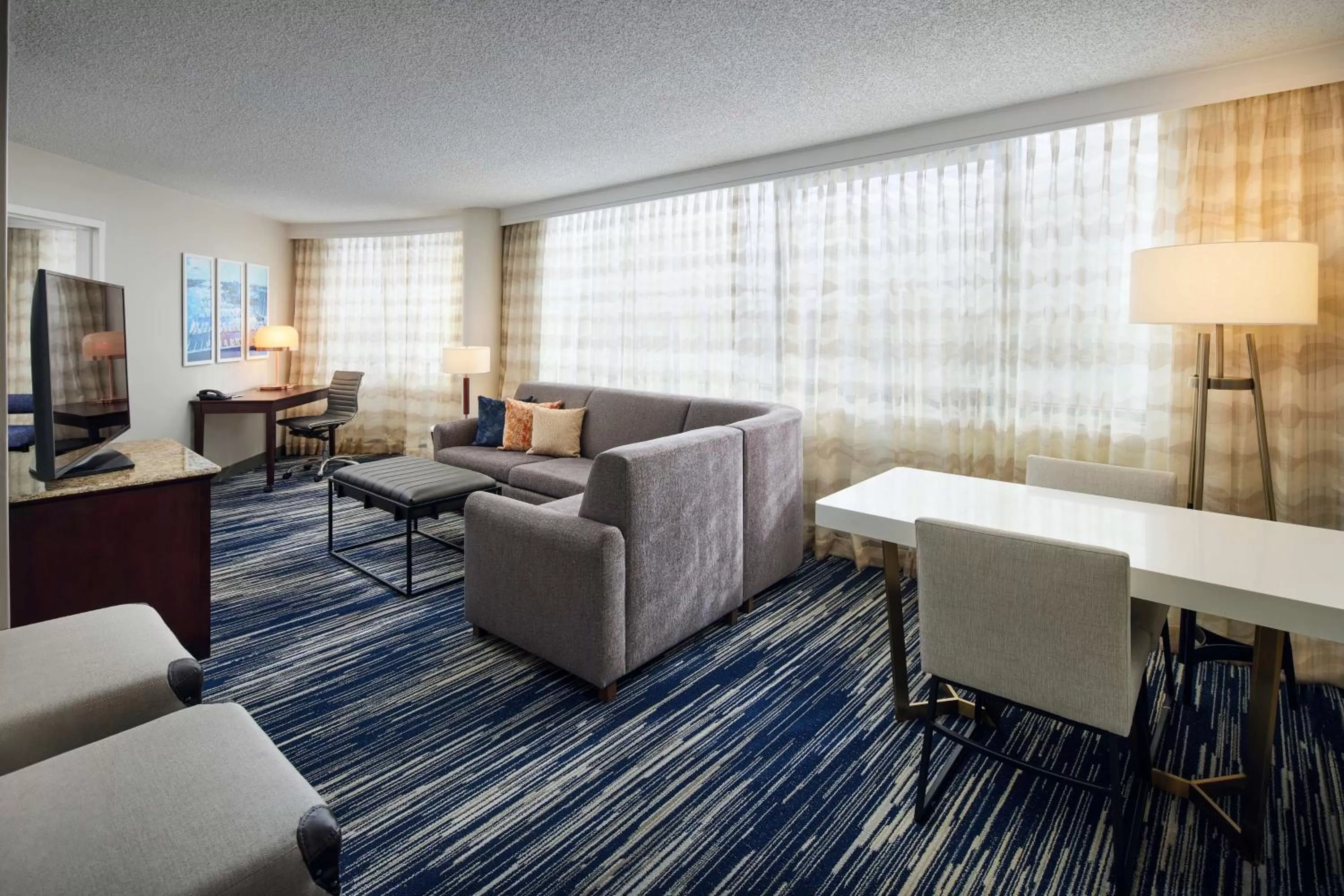 Corner King Suite with Sofa Bed in Embassy Suites by Hilton West Palm Beach Central