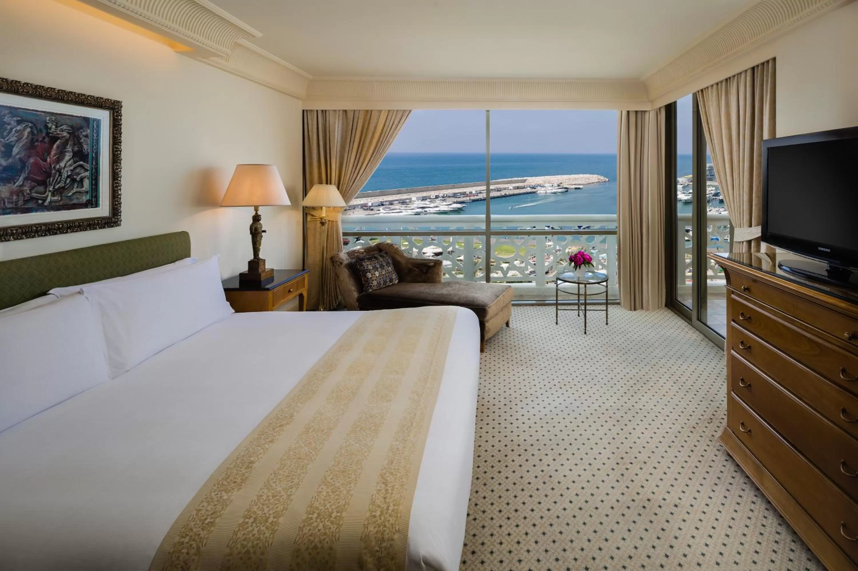 Ambassador King Suite with View in InterContinental Phoenicia Beirut by IHG