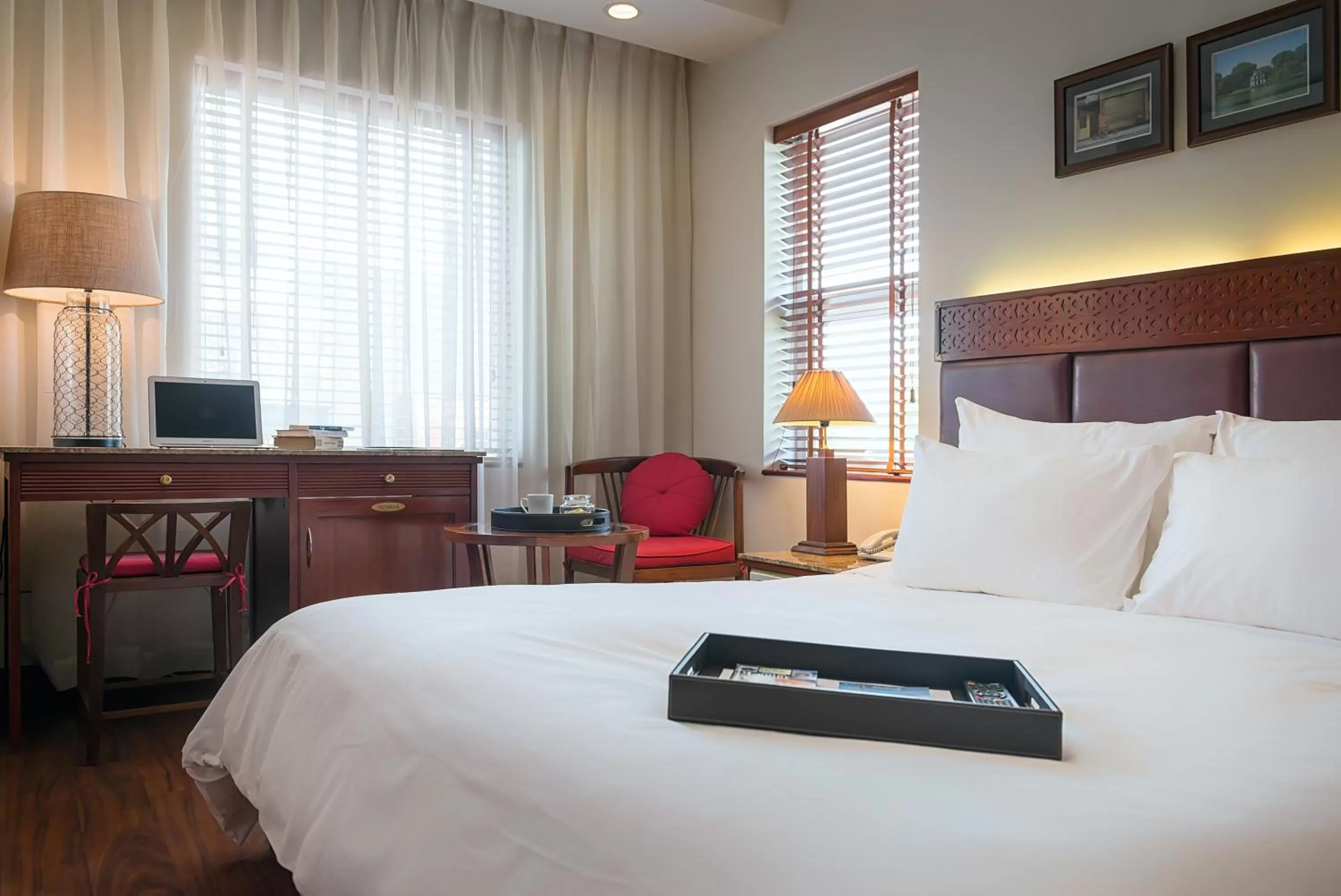 Deluxe Double Room with Window and Neighboring View  in Hanoi E Central Luxury Hotel & Restaurant
