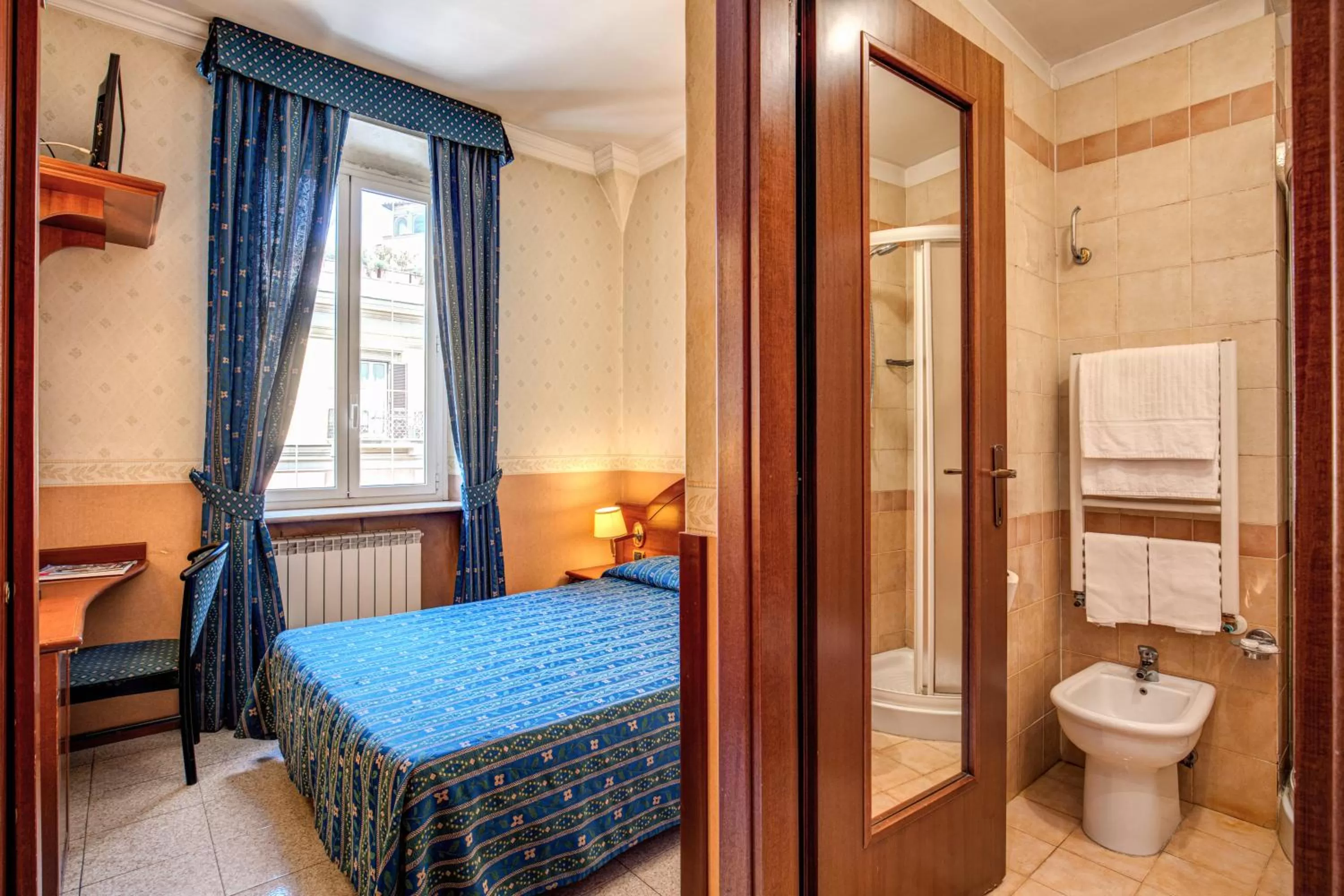 Standard Single Room in Hotel Verona Rome