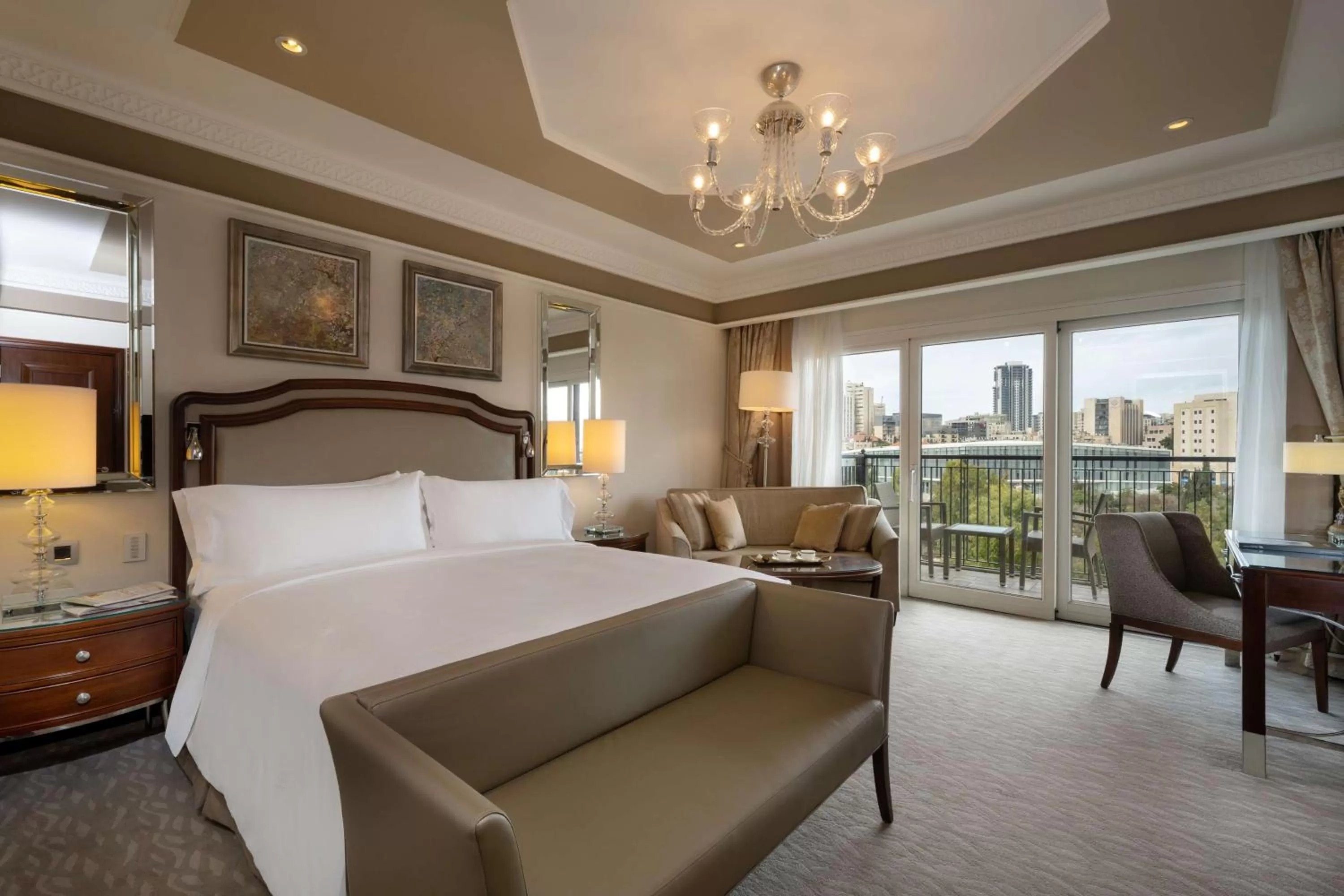 Deluxe King Room with Balcony in Waldorf Astoria Jerusalem