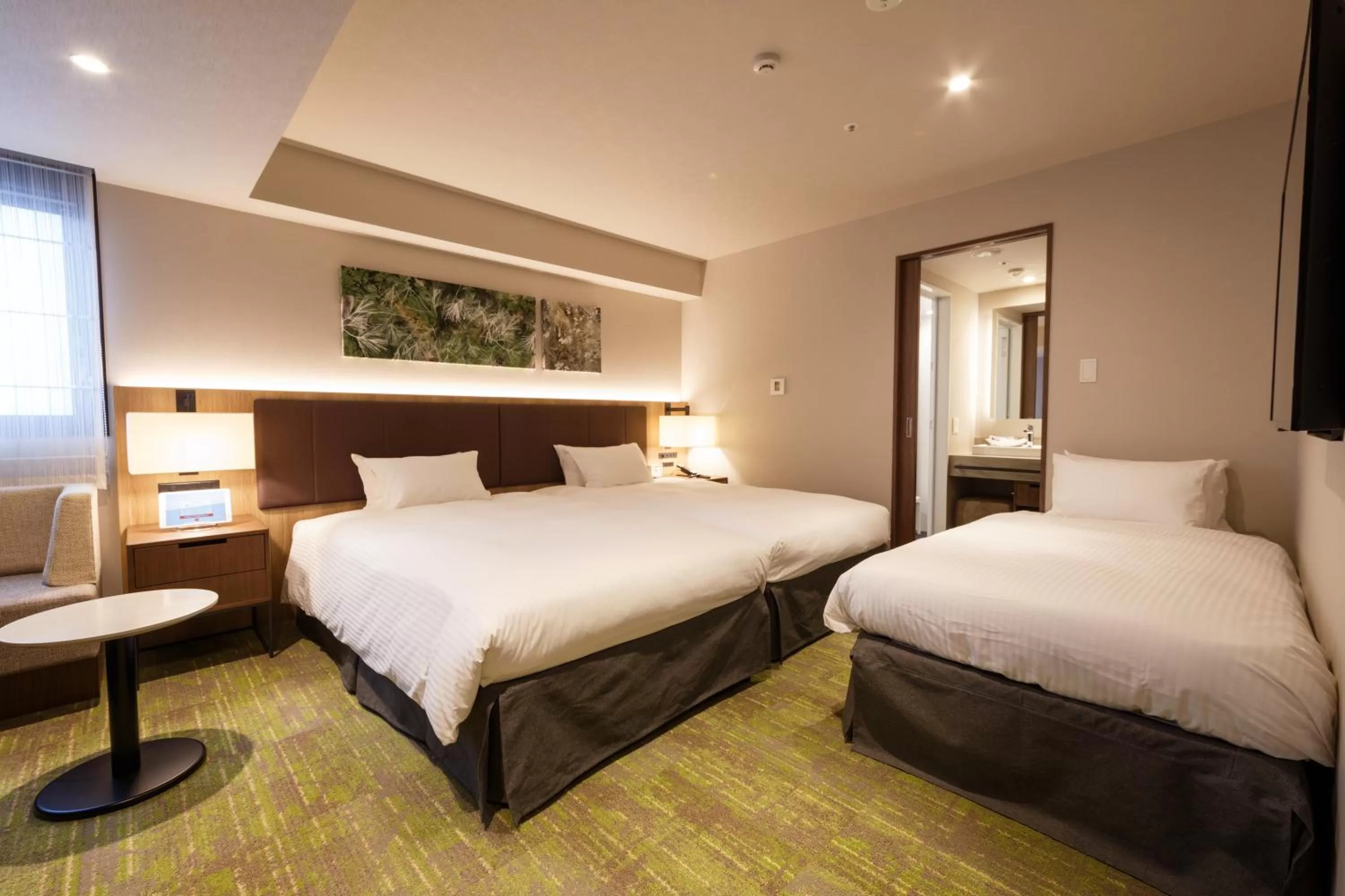 Corner Triple Room in Hotel Forza Kanazawa