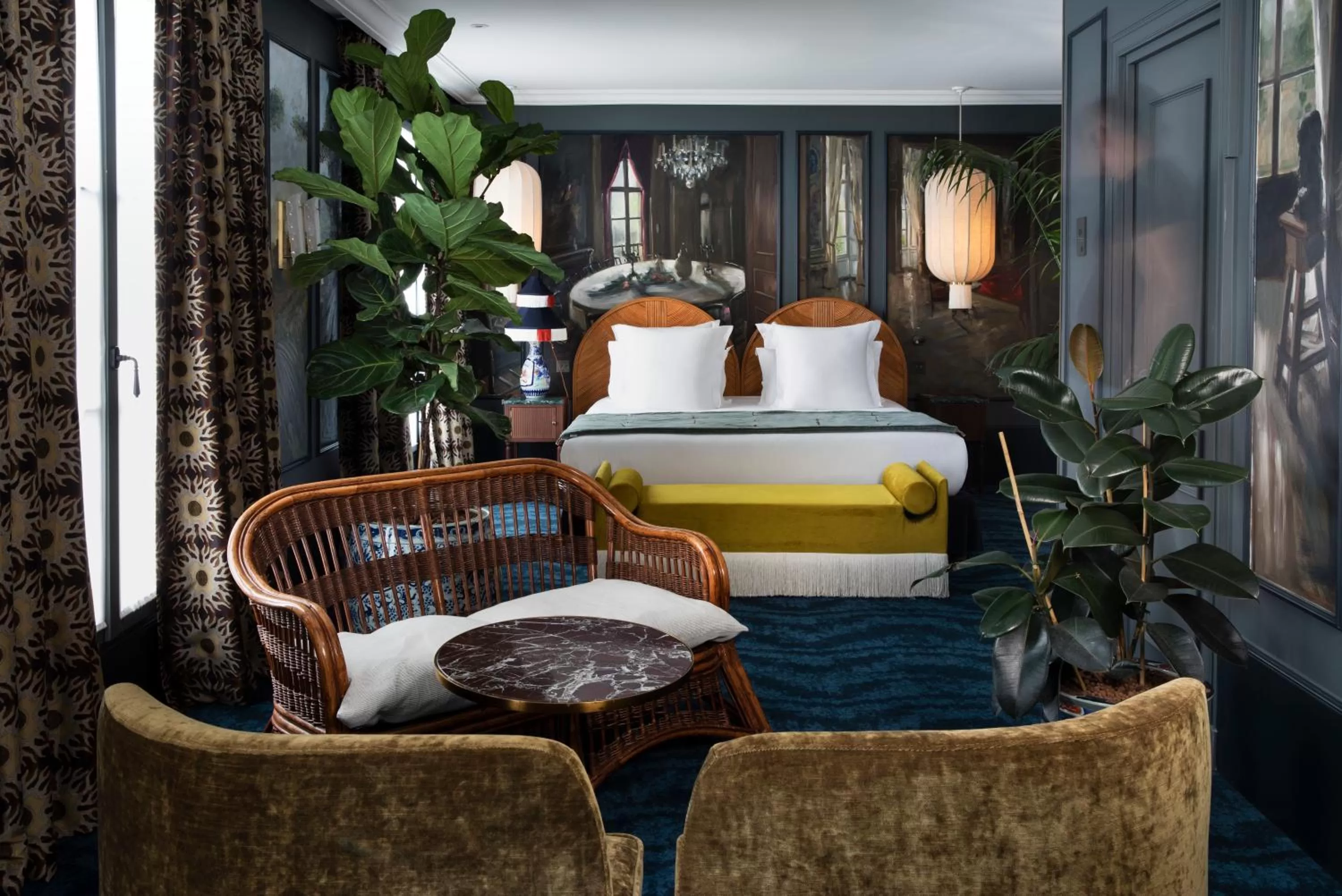 Suite "Edmond" with pool access in Hôtel Monte Cristo