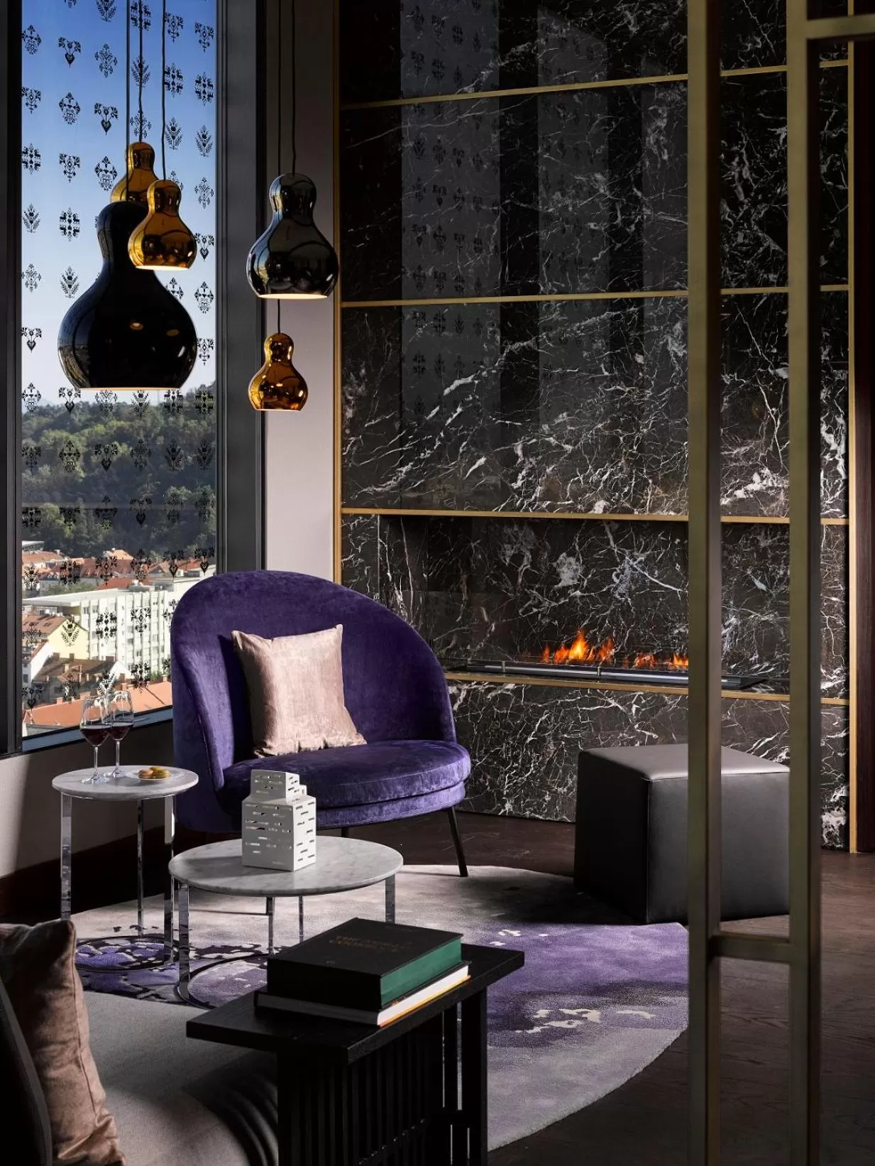 Seating area in InterContinental - Ljubljana by IHG