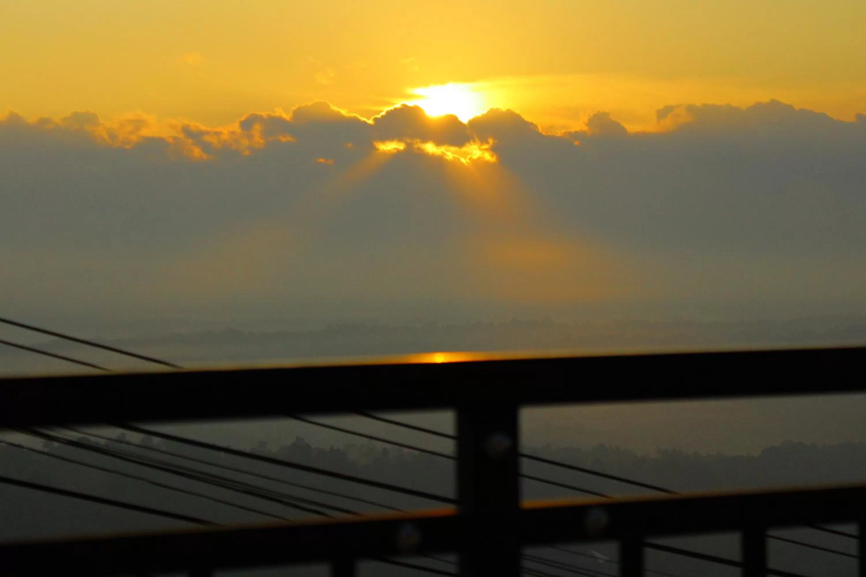 Sunrise in Hotel Sky Gate kandy