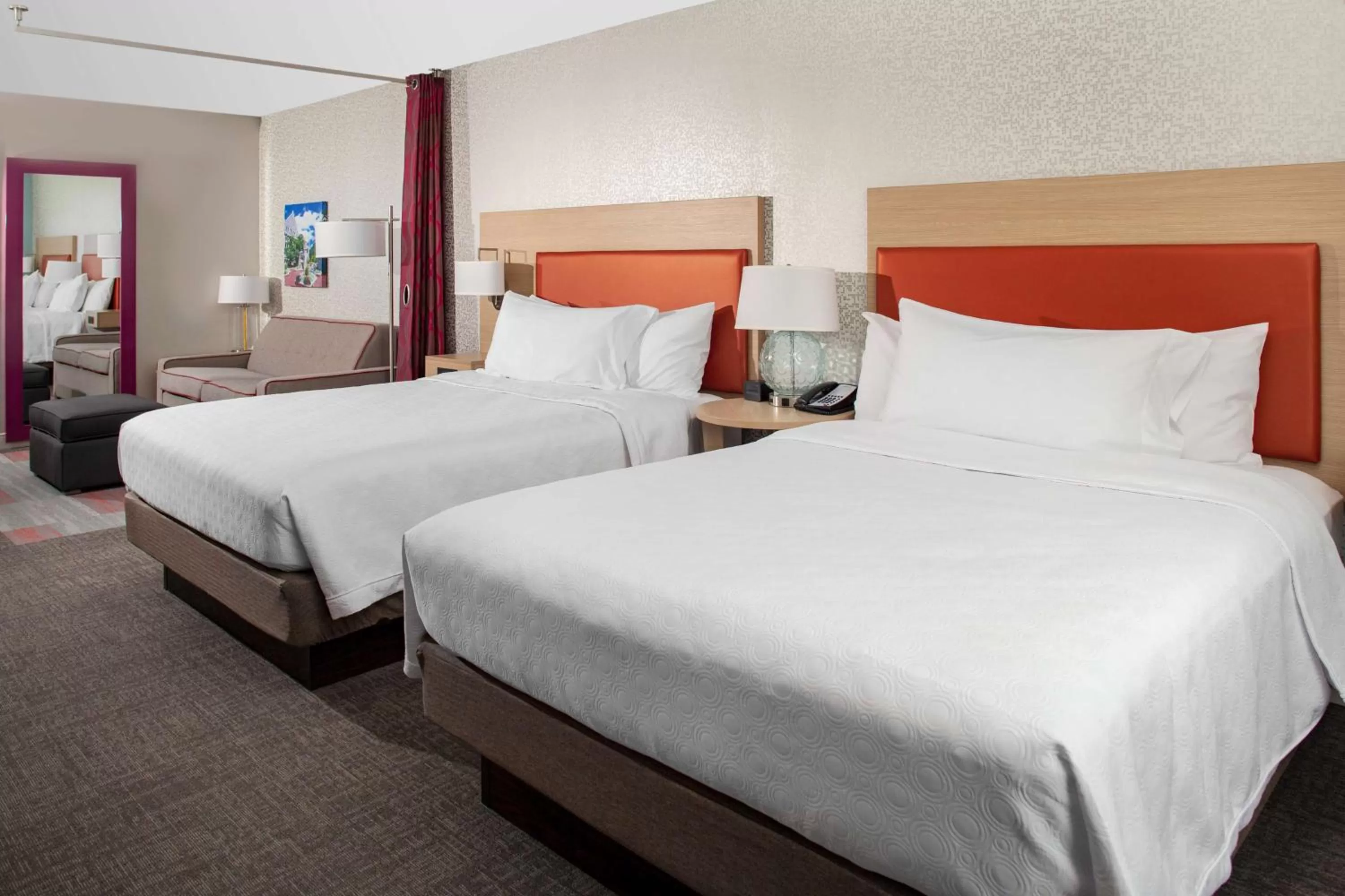 Queen Studio with Two Queen Beds - Mobility Access/Non-Smoking in Home2 Suites by Hilton Bloomington