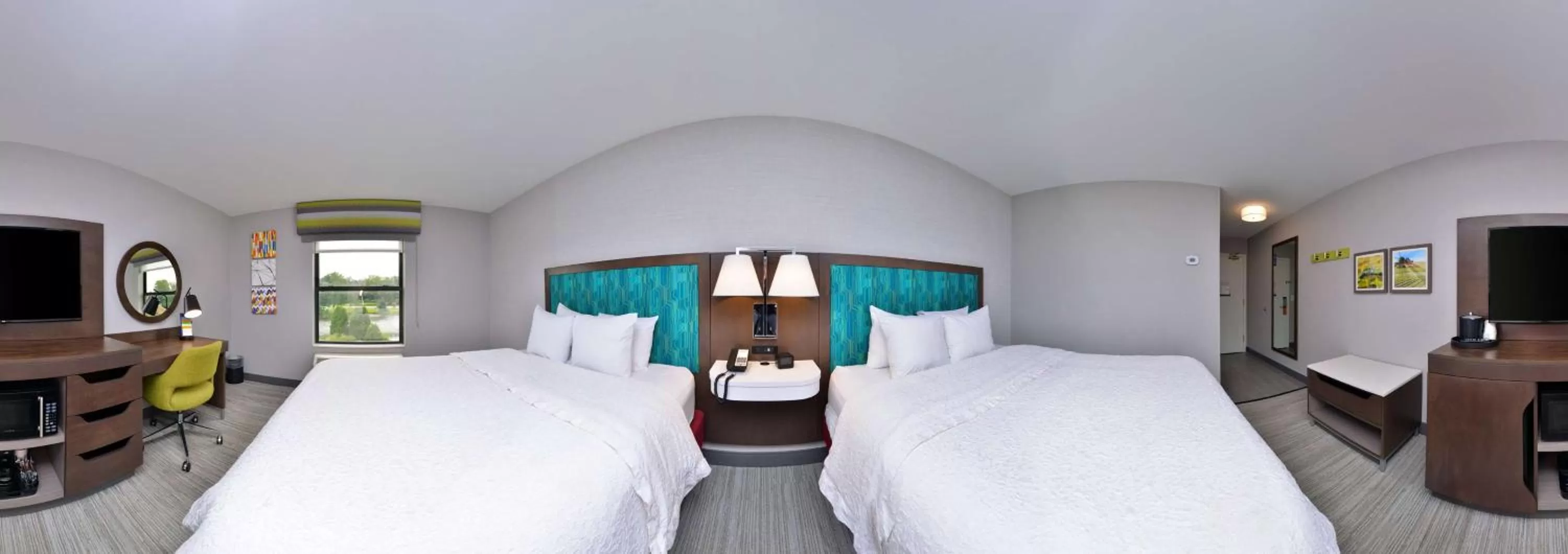 Room with Two Queen Beds - Non-Smoking in Hampton Inn LaPorte