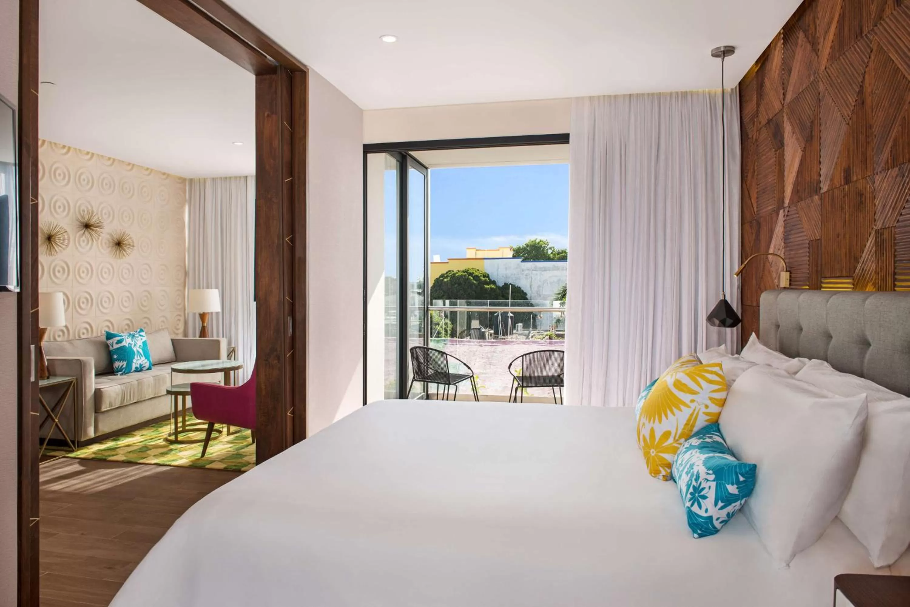 One-Bedroom King Suite with Terrace in The Fives Downtown Hotel & Residences, Curio Collection by Hilton