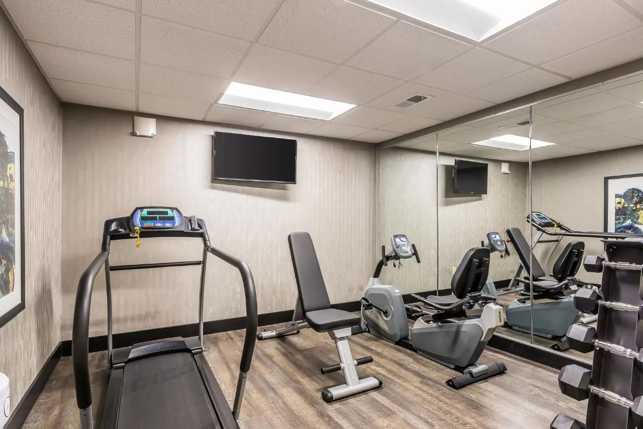 Fitness centre/facilities in Quality Inn Pleasant View