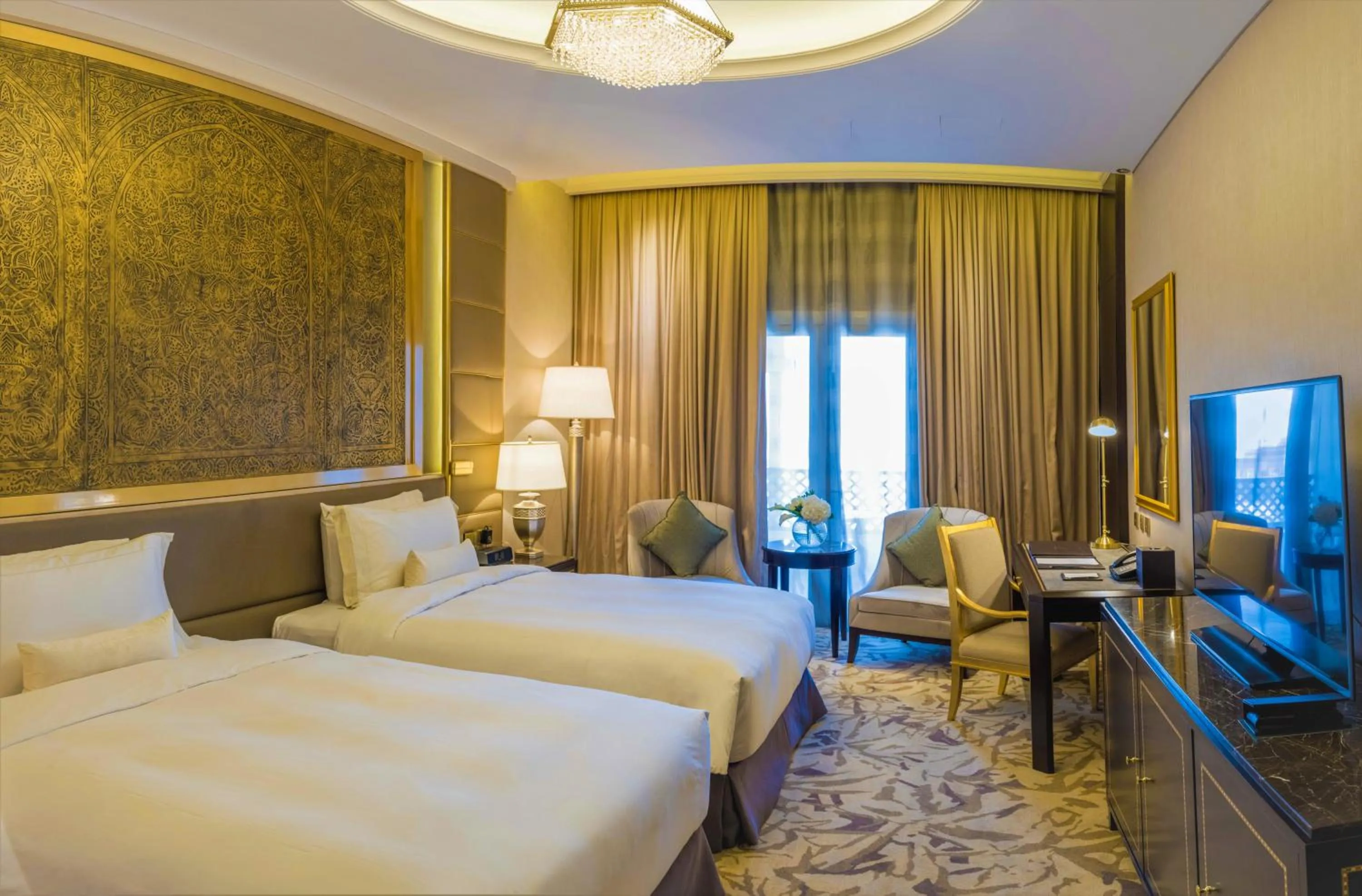 Superior Twin Room with City View in Ezdan Palace Hotel