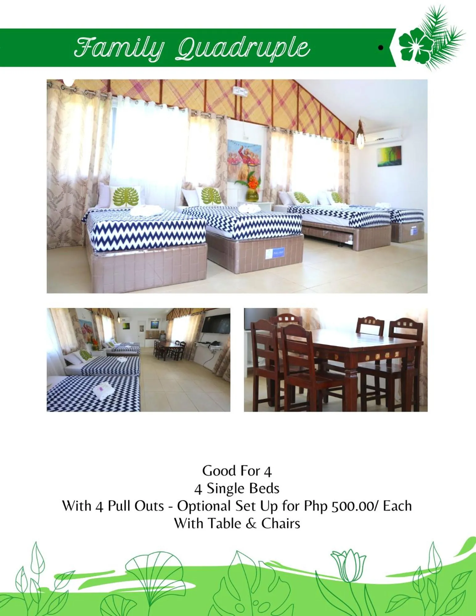 Quadruple Room in Loreland Farm Resort