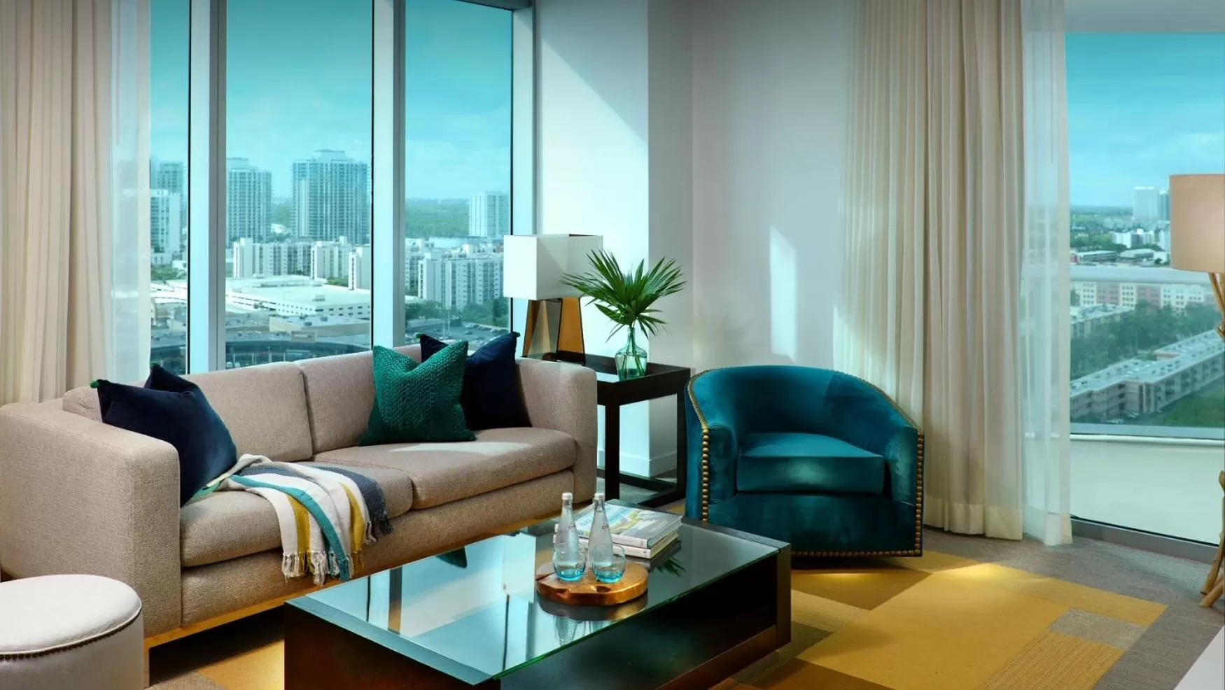 One-Bedroom City View Suite in Sole Miami, A Noble House Resort