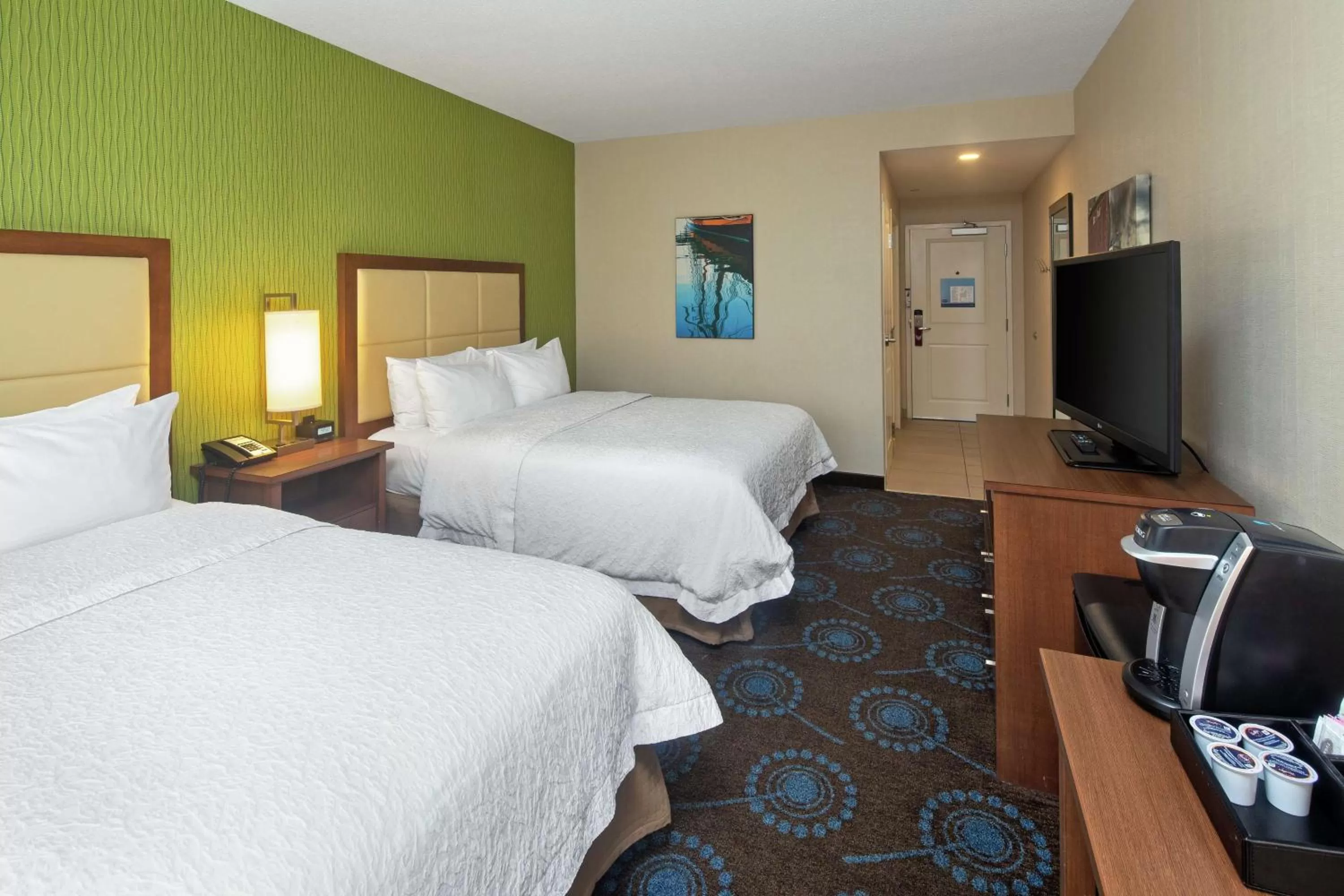 Queen Room with Two Queen Beds and Sea View  in Hampton Inn by Hilton Halifax Downtown