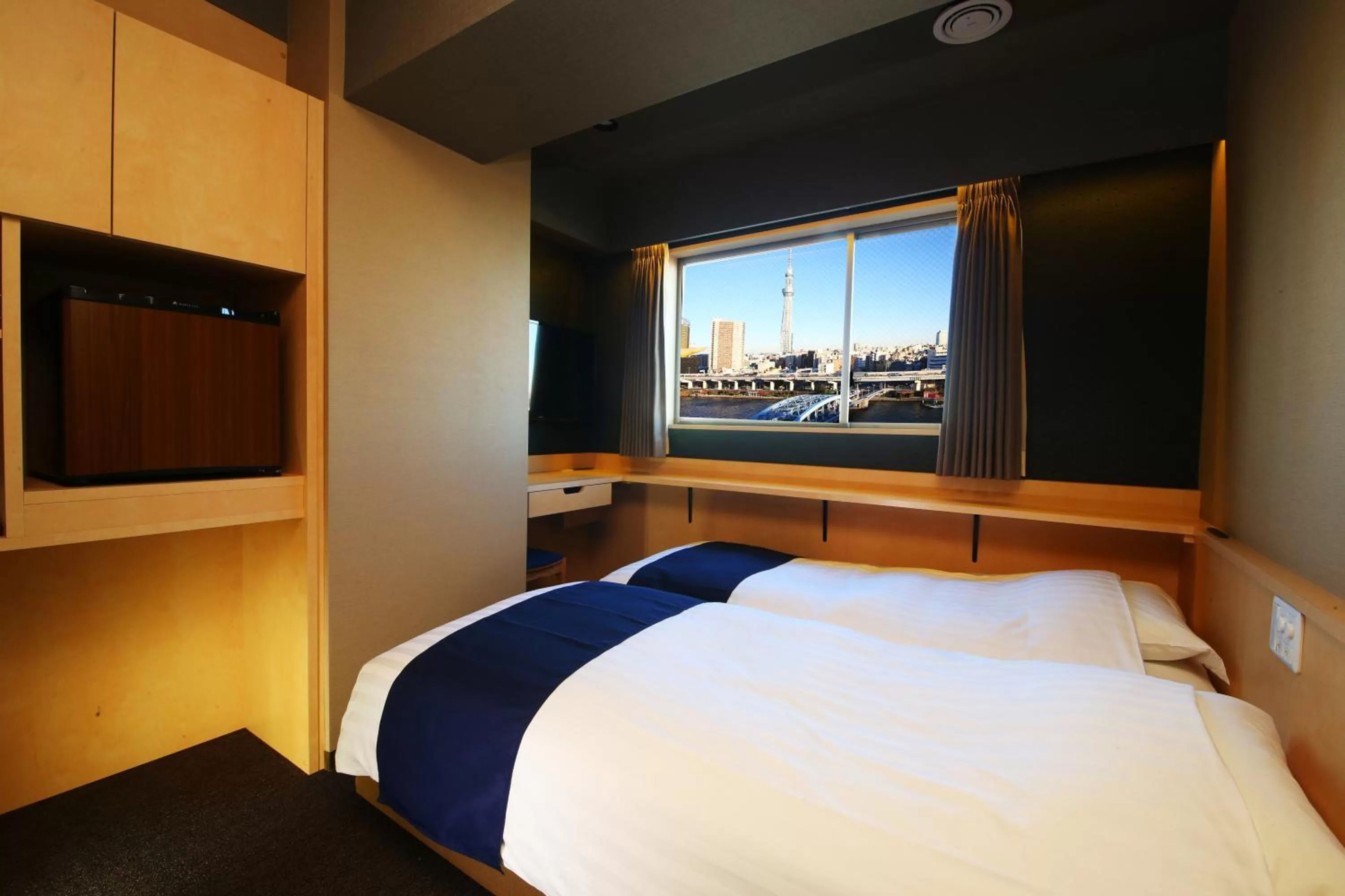 Twin Room with View - Non-Smoking in Hotel Wing International Select Asakusa Komagata