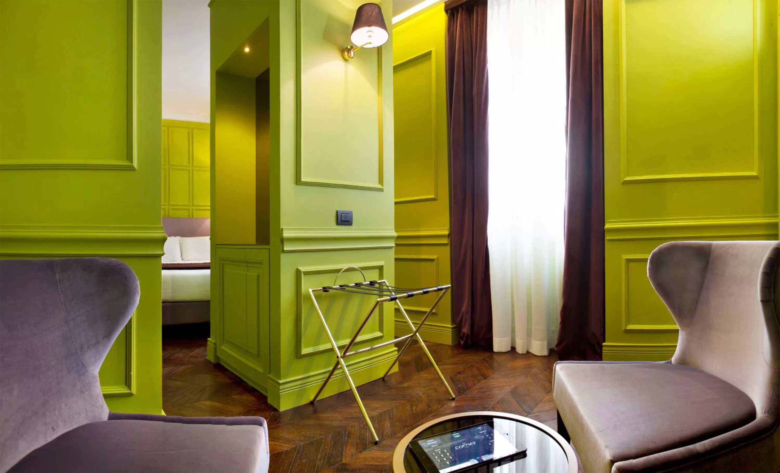 Decorative detail in Hotel The Corner Roma