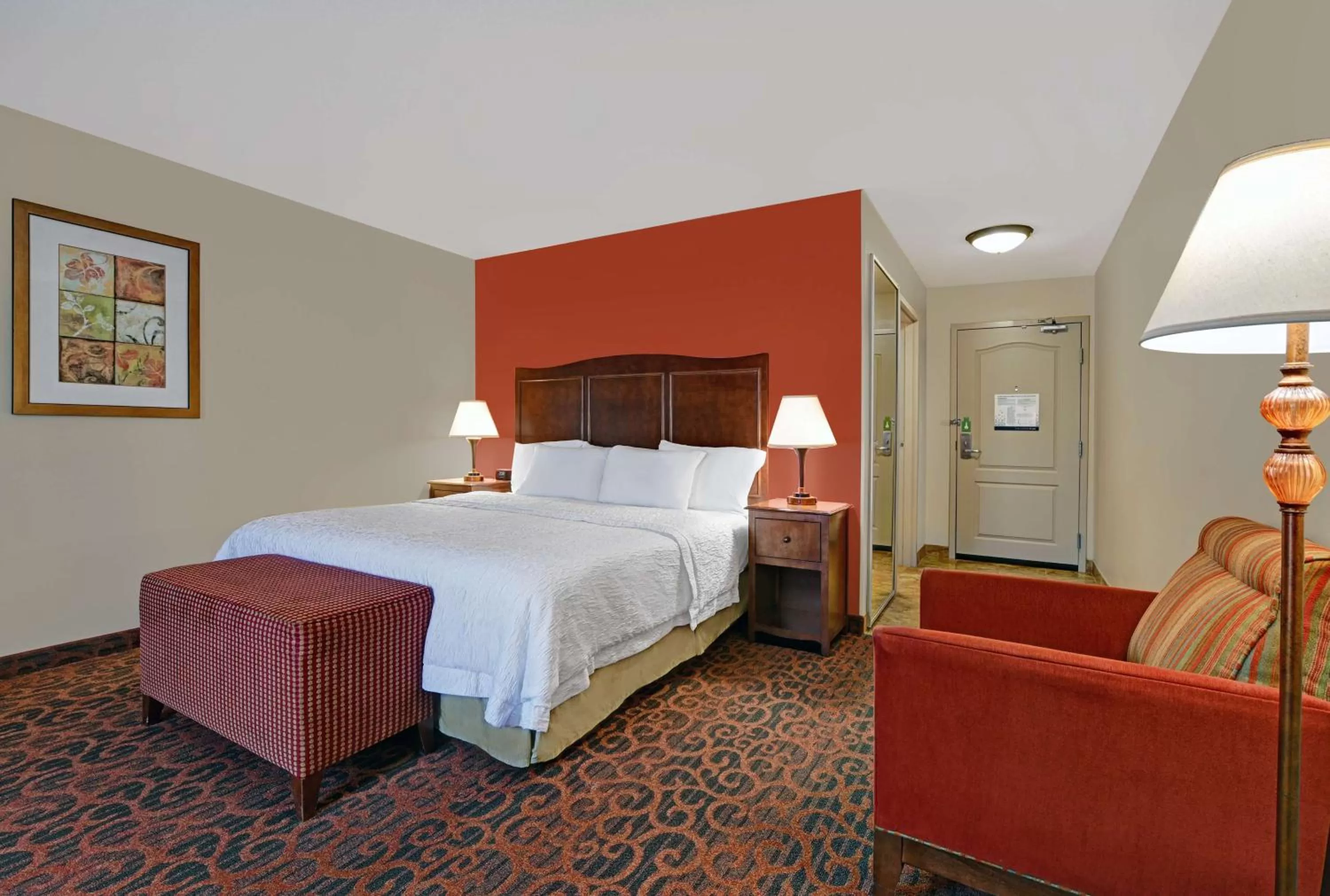 Bed in Hampton Inn Lordsburg