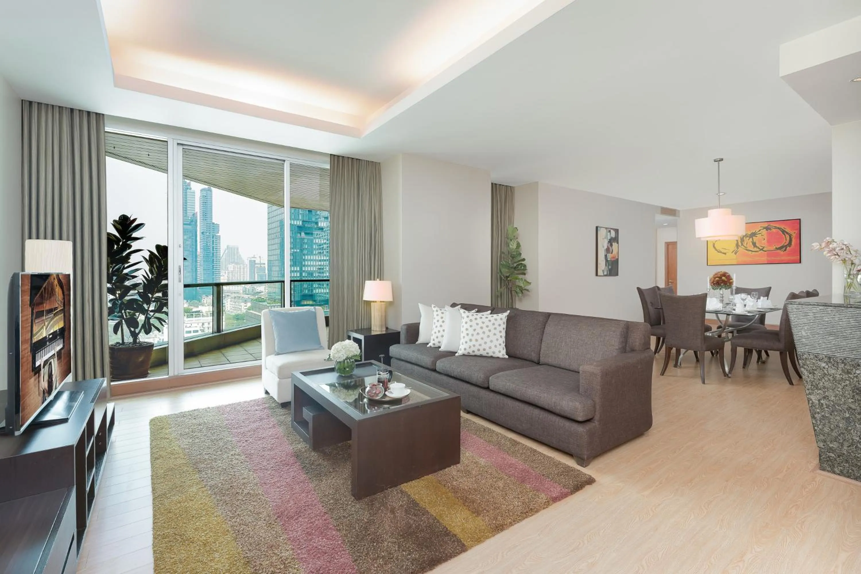 Three-Bedroom Apartment - single occupancy in Ascott Sathorn Bangkok