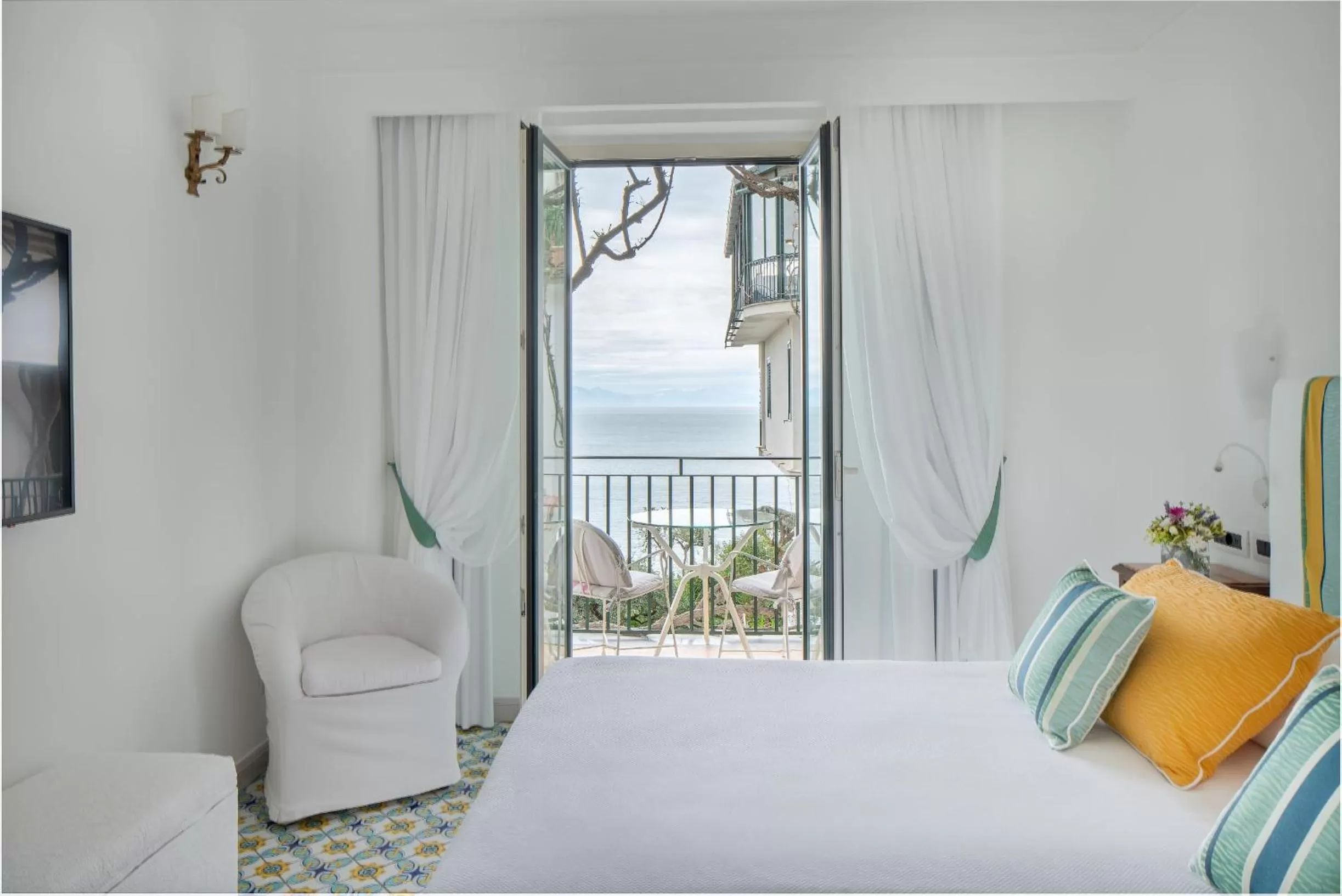 Executive Double Room with Partial Sea View in Hotel Santa Caterina