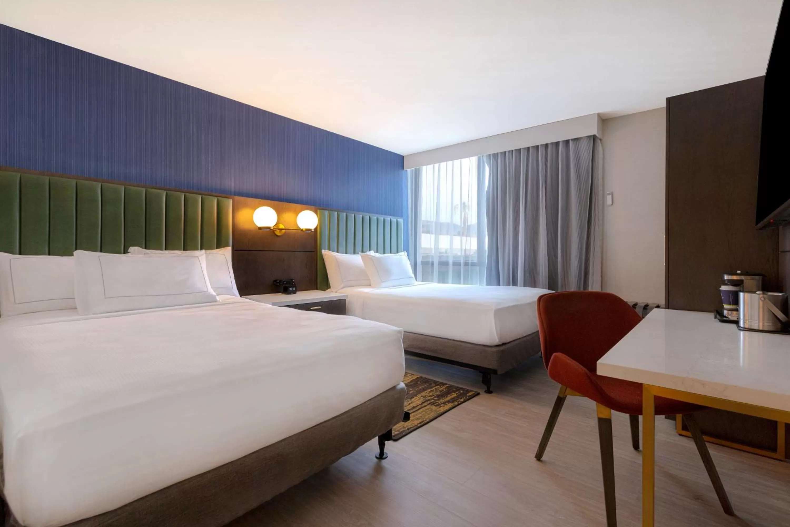 Queen Room with Two Queen Beds - Hearing Access in Doubletree By Hilton Palmdale, Ca