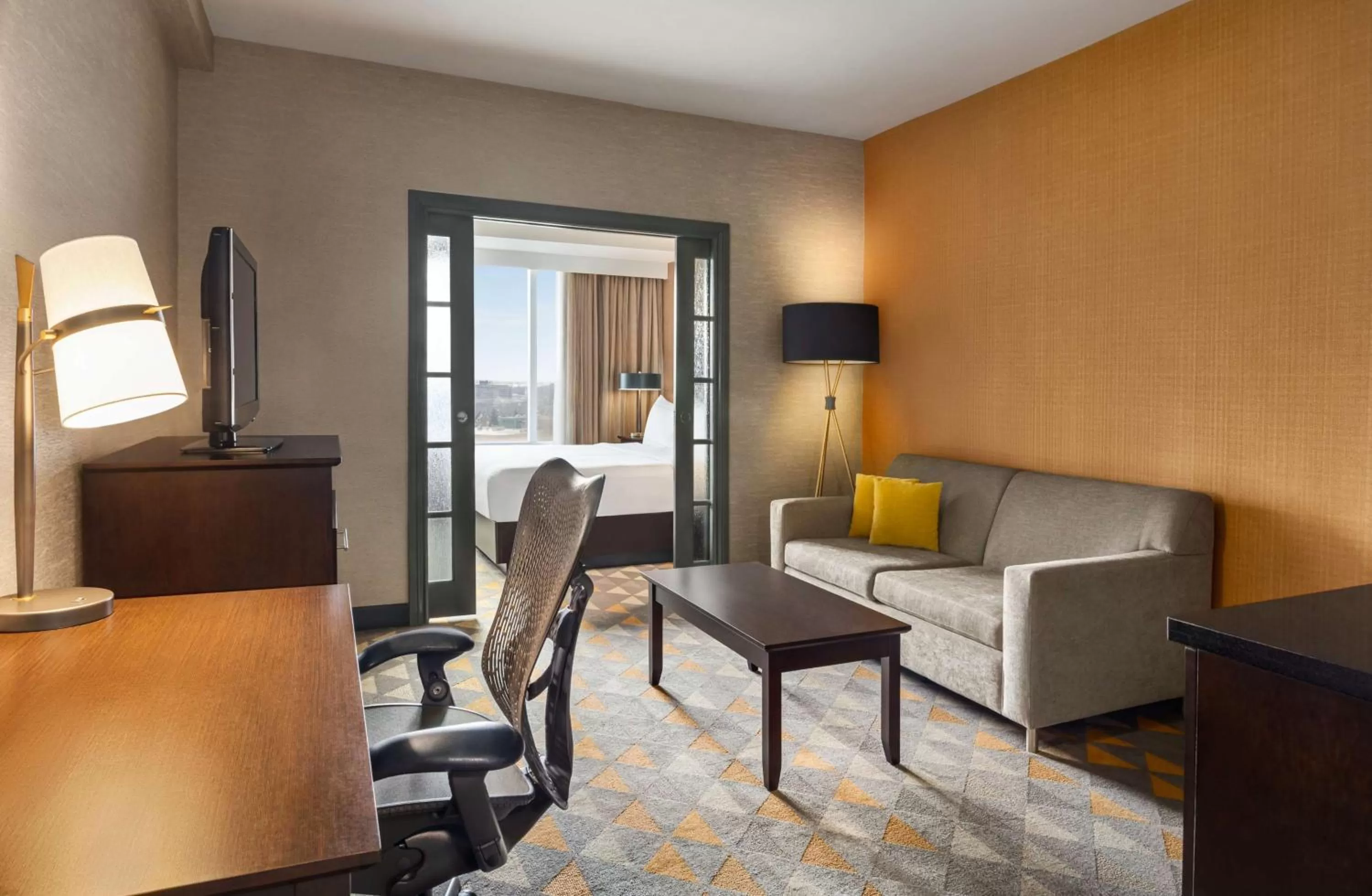 Two-Room King Suite in Doubletree By Hilton Pointe Claire Montreal Airport West