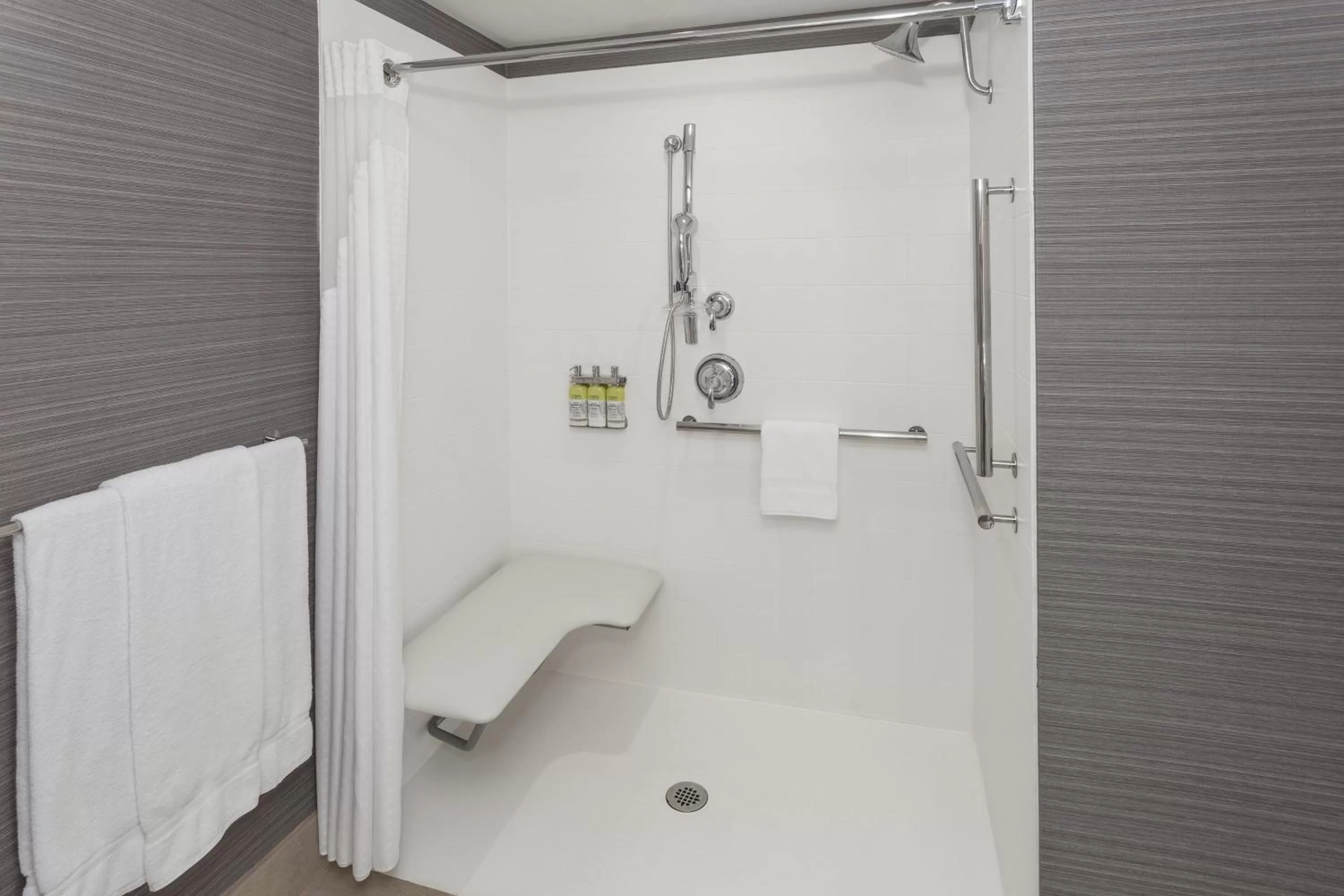 King Room with Roll-In Shower - Disability Access in Holiday Inn Express Hotel & Suites East End by IHG