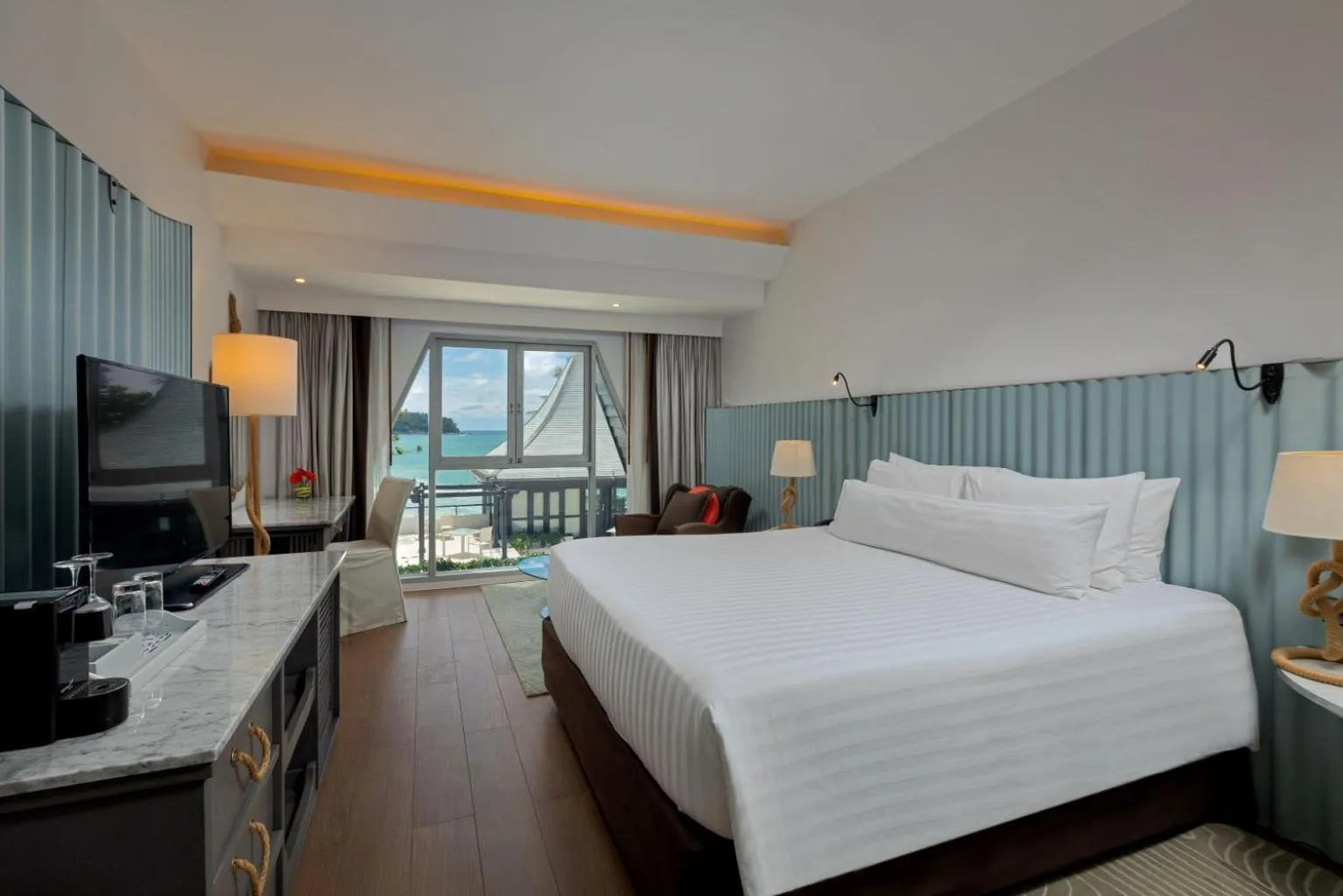 Deluxe Double or Twin Room with Sea View in The Boathouse Phuket-SHA Plus