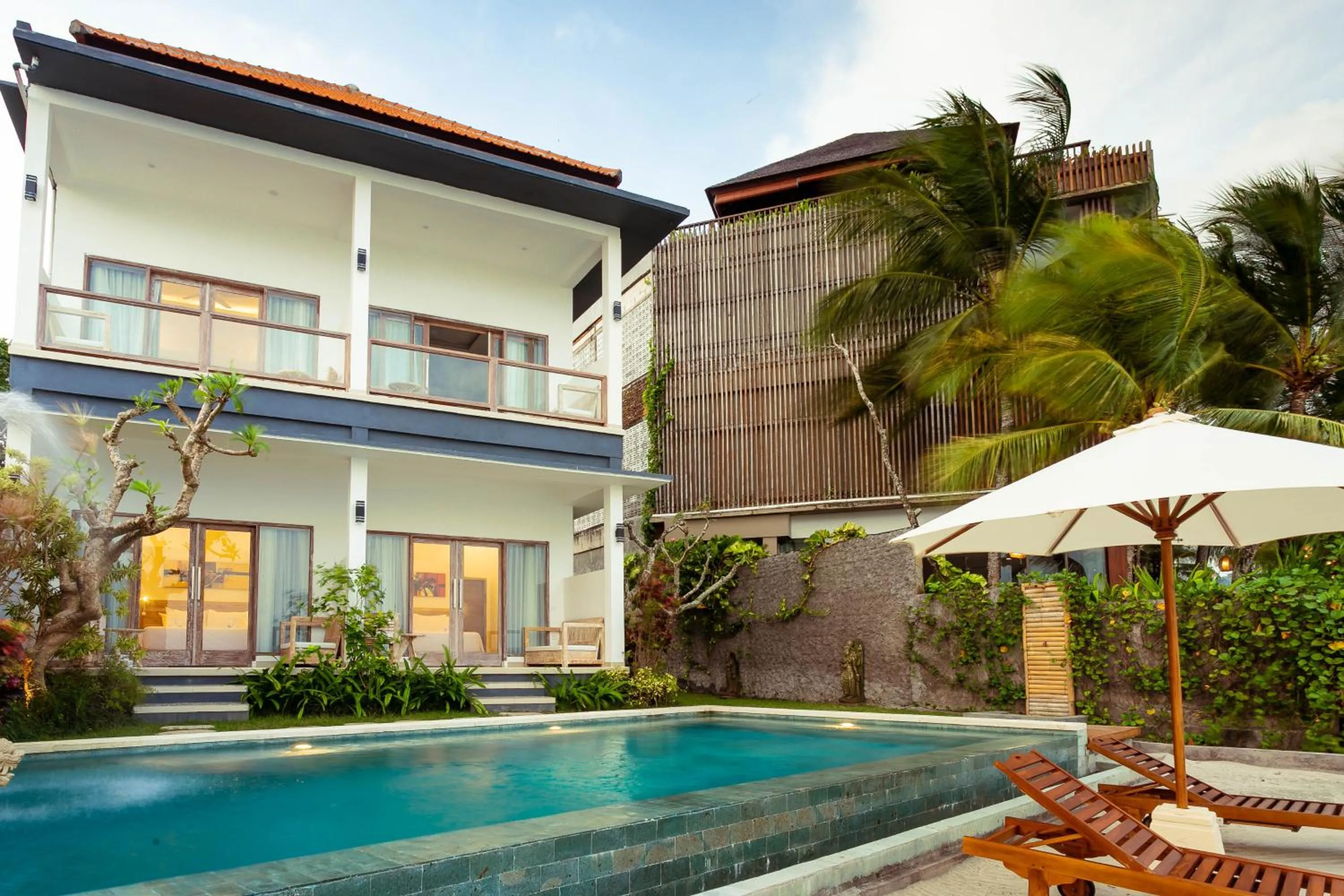 Suite with Sea View in Utama Villas Beach Front Candidasa