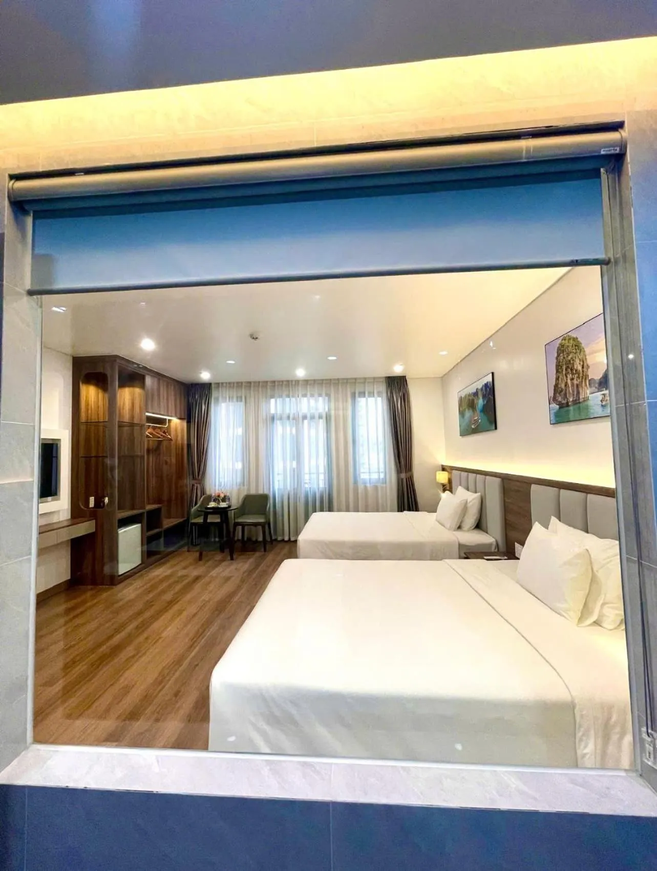 Deluxe Family Room with Balcony - Park View and City View in Central Halong Hotel