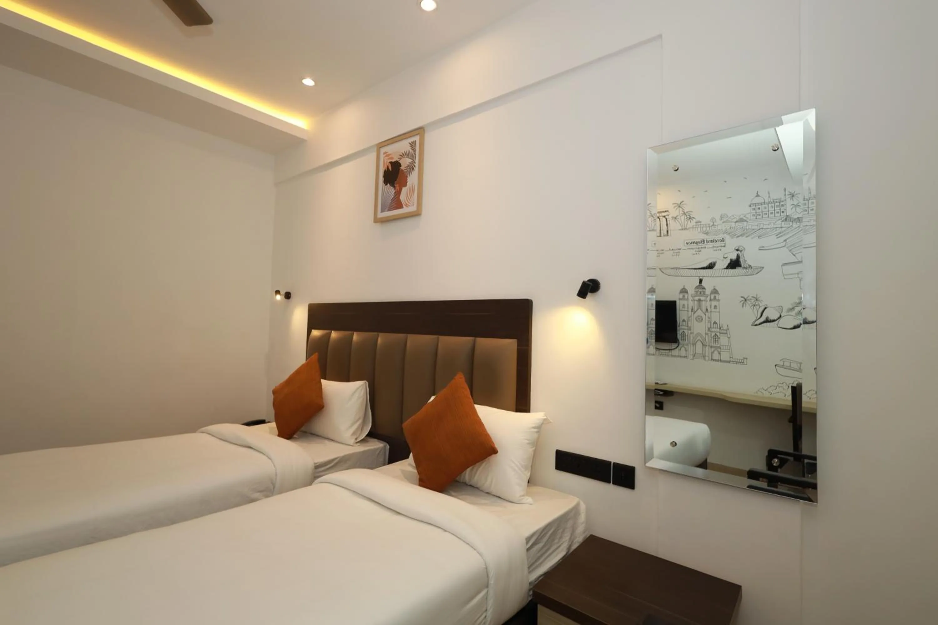 Premium Twin Room in Goodland Elegance