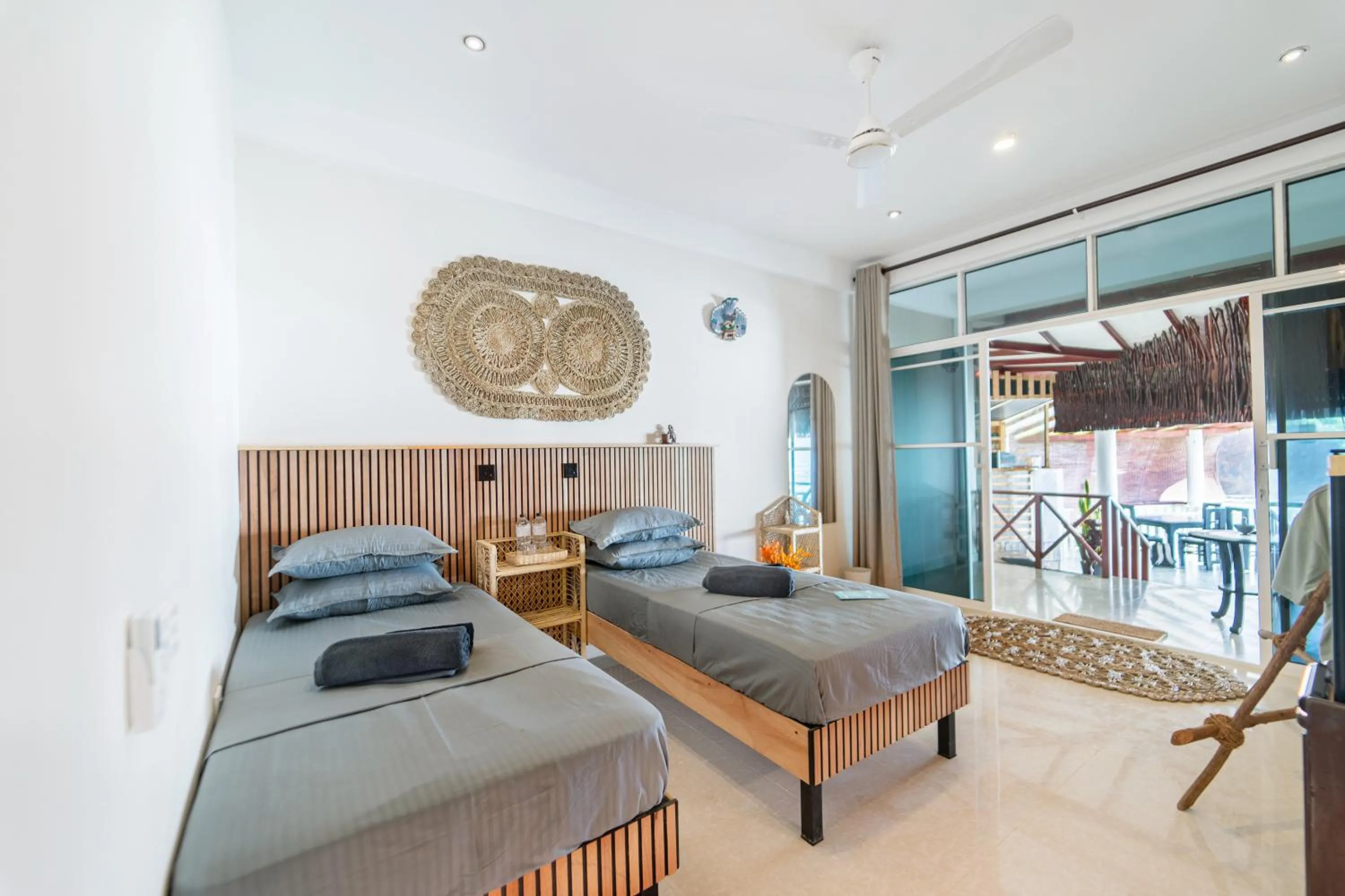 Double or Twin Room with Sea View in We Are Surfers Hotel