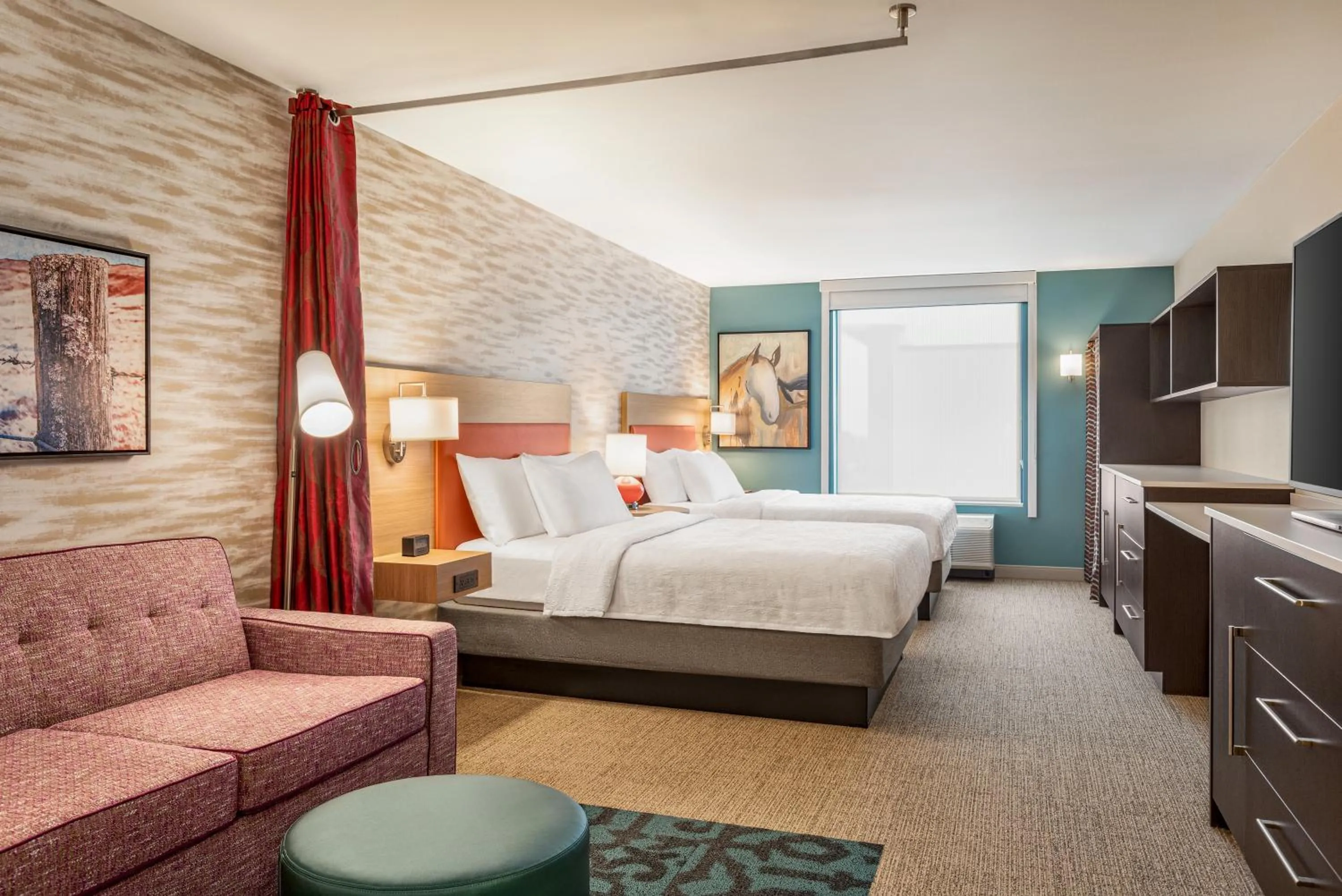 Studio Suite with Two Queen Beds - Hearing Access in Home2 Suites By Hilton Cheyenne