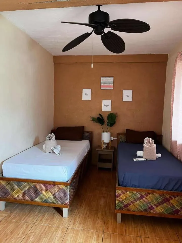 Twin Room with Balcony - single occupancy in On Board Panglao Beach Hostel & Resort with FREE MOTORBIKE