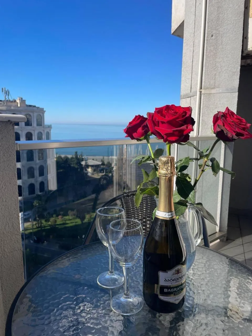 One-Bedroom Apartment with Balcony in Rock Hotel First Line