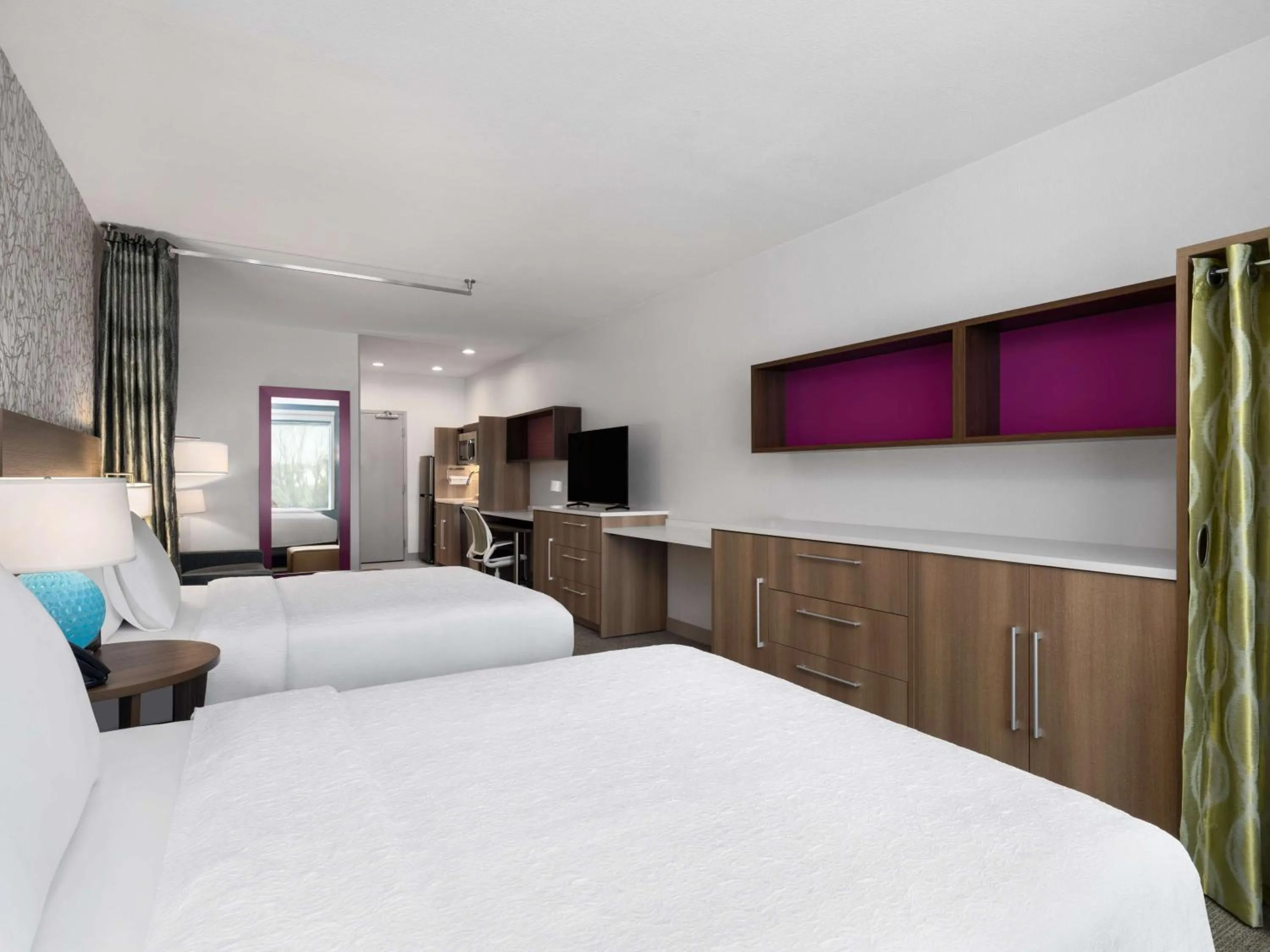 Studio Suite with Two Queen Beds in Home2 Suites By Hilton Round Rock Medical Center