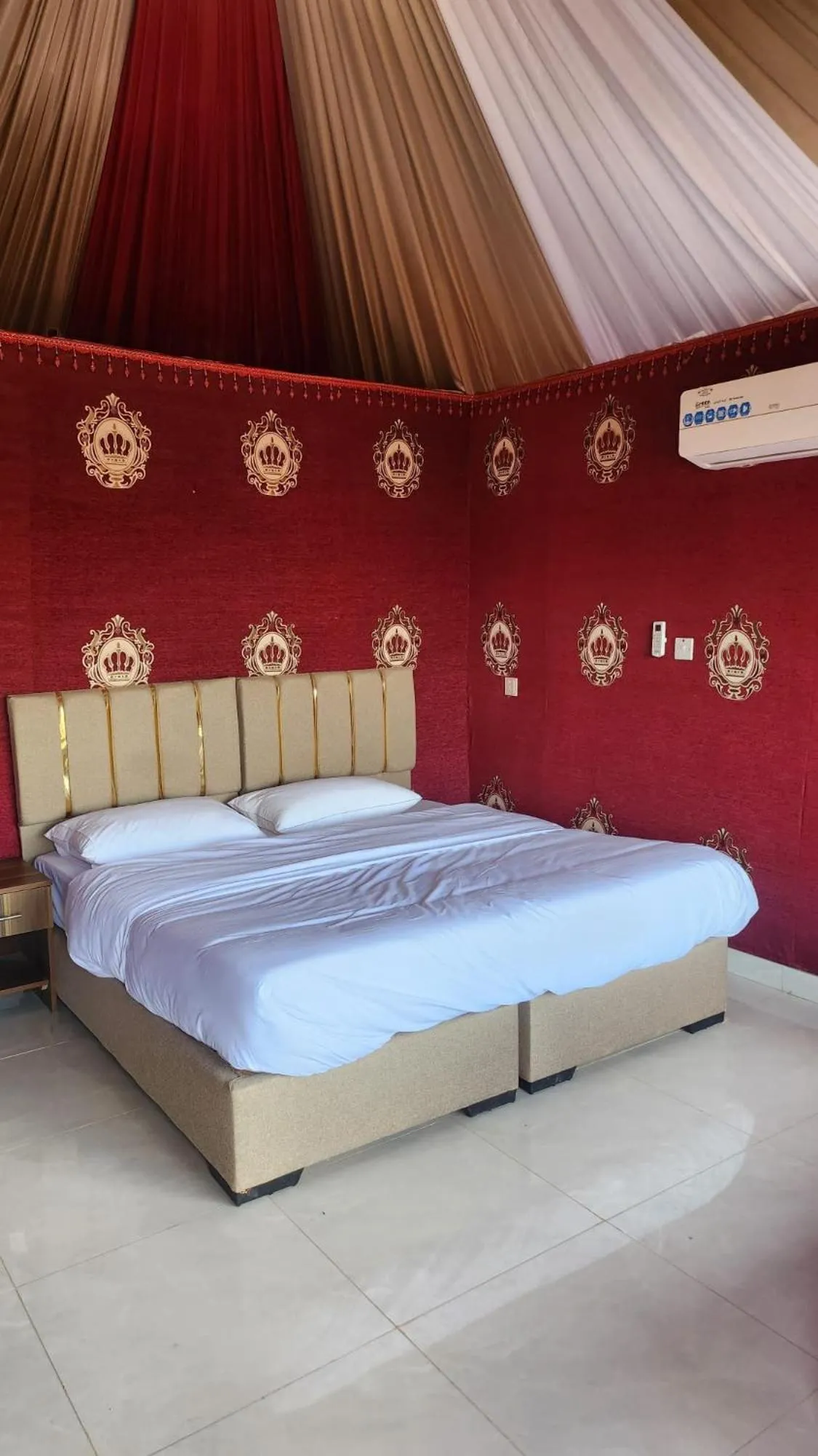Double or Twin Room with Mountain View - single occupancy in Mirage Camp Wadi Rum